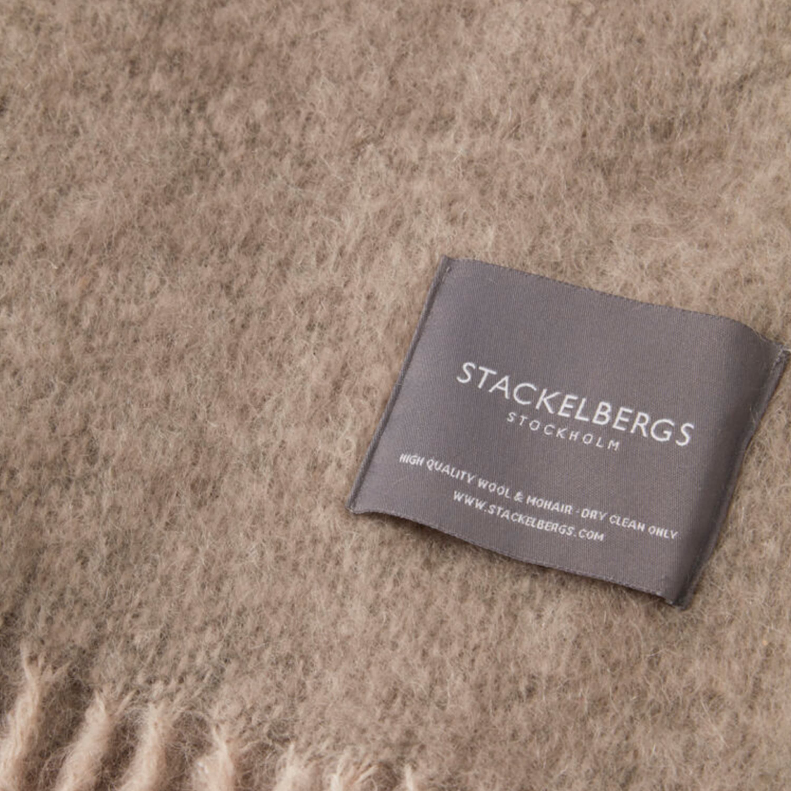 Mohair Pläd Mellow Rose/Brick Melange