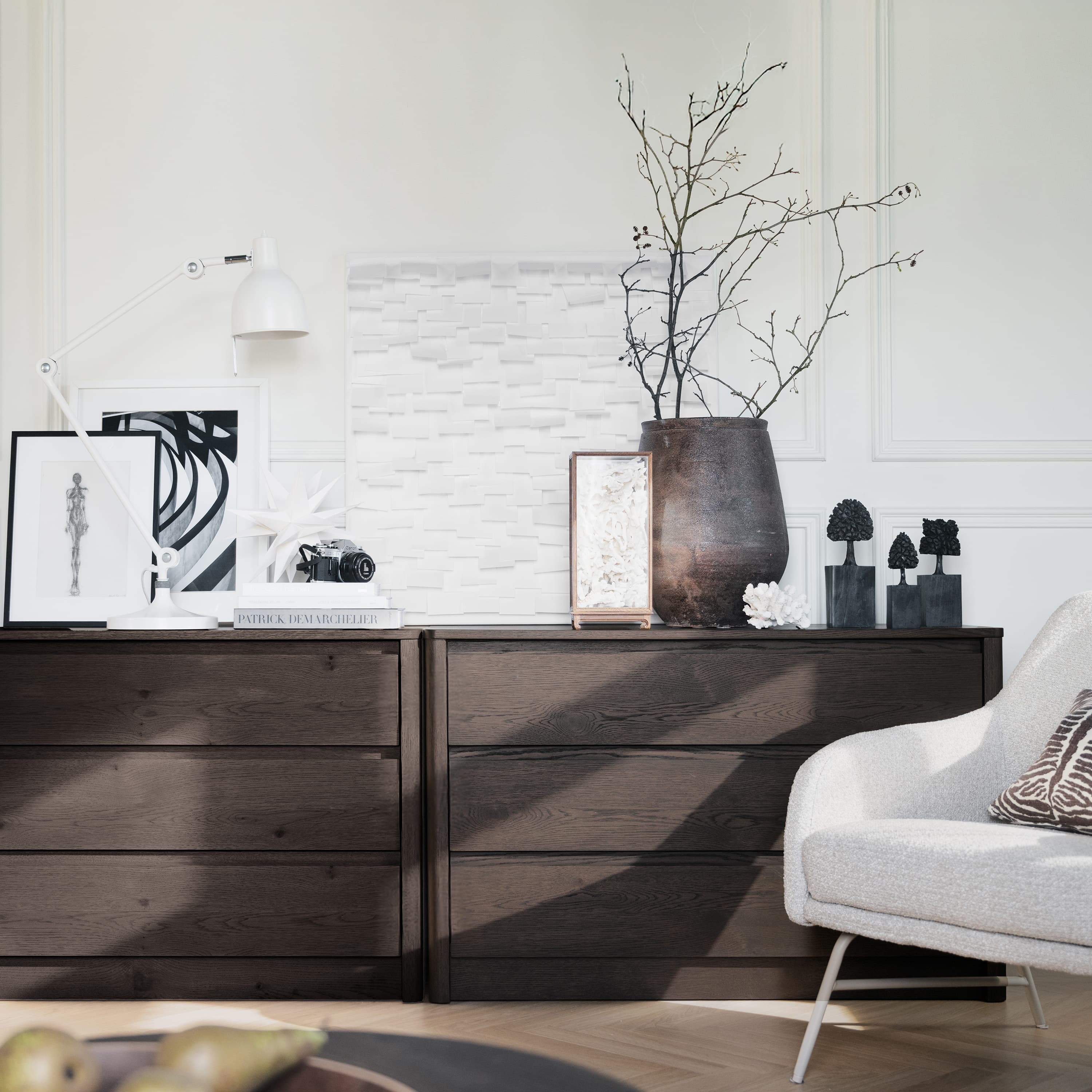Melstone Byrå Brun Ek 110x70