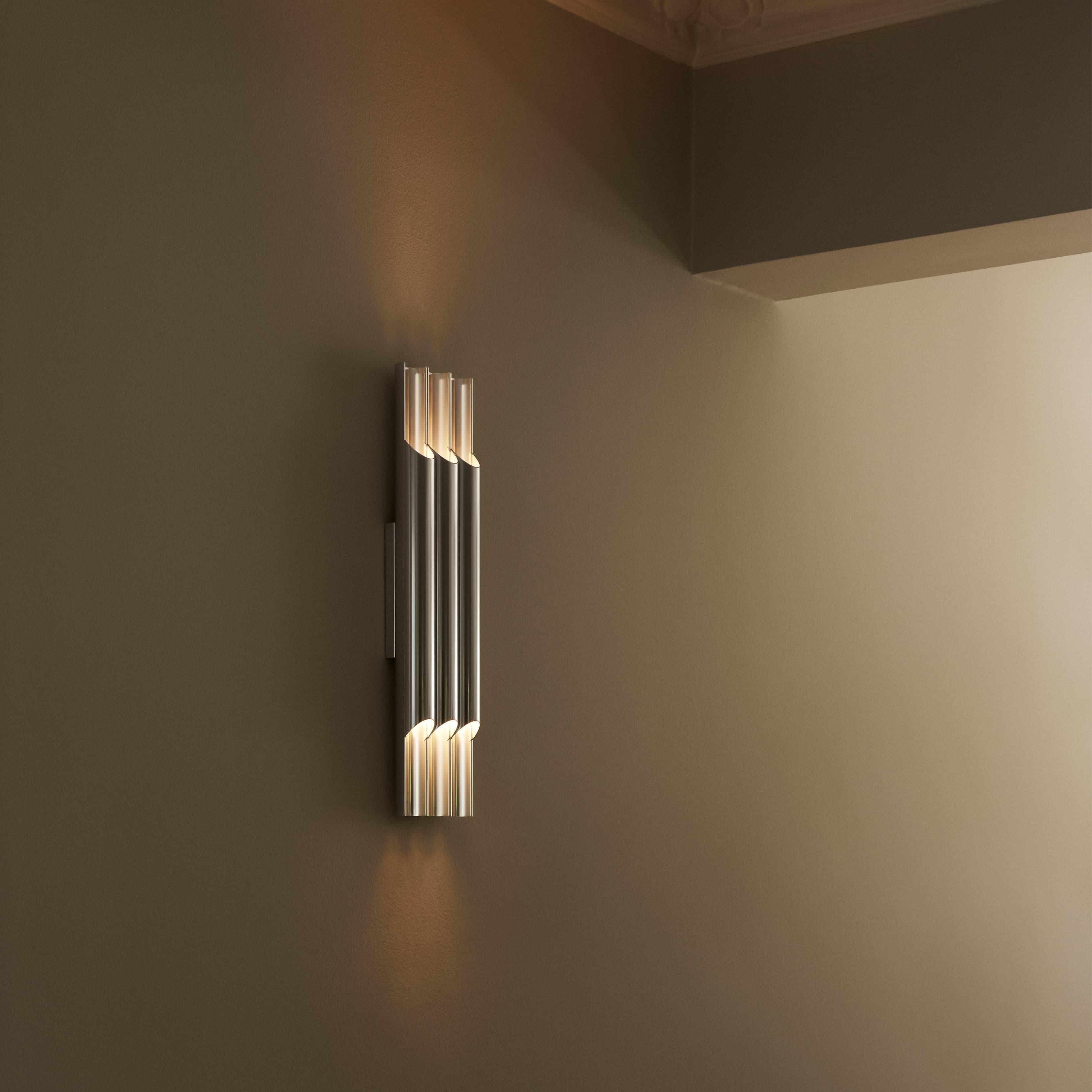 Pan III Wandleuchte Bronze 60cm