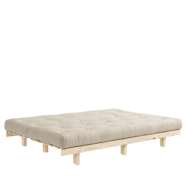 Lean Raw Schlafsofa Beige 130x200