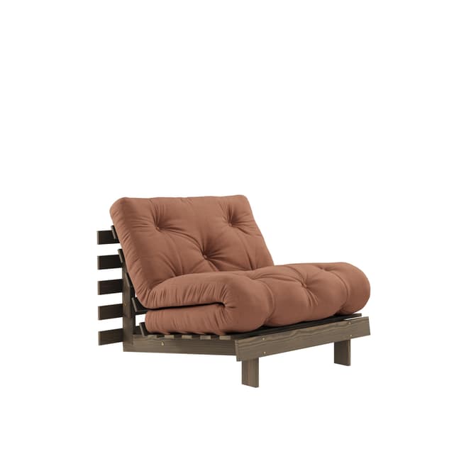 Roots Sofa Bed Chair Brown/Clay Brown 90cm