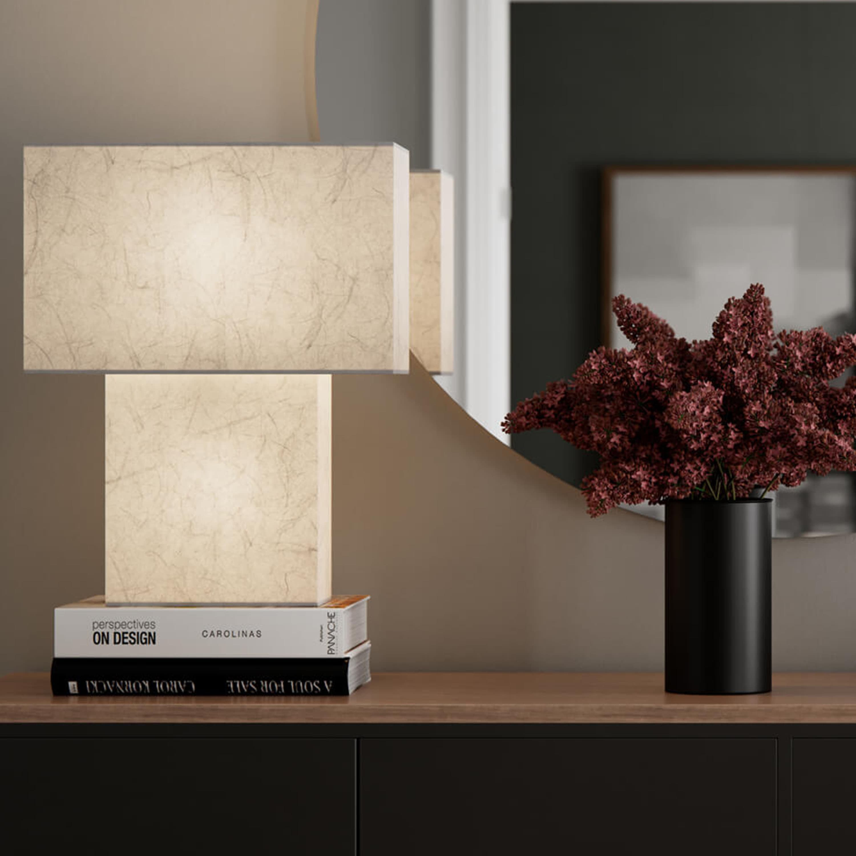 iSquare Bordslampa Vit 50cm