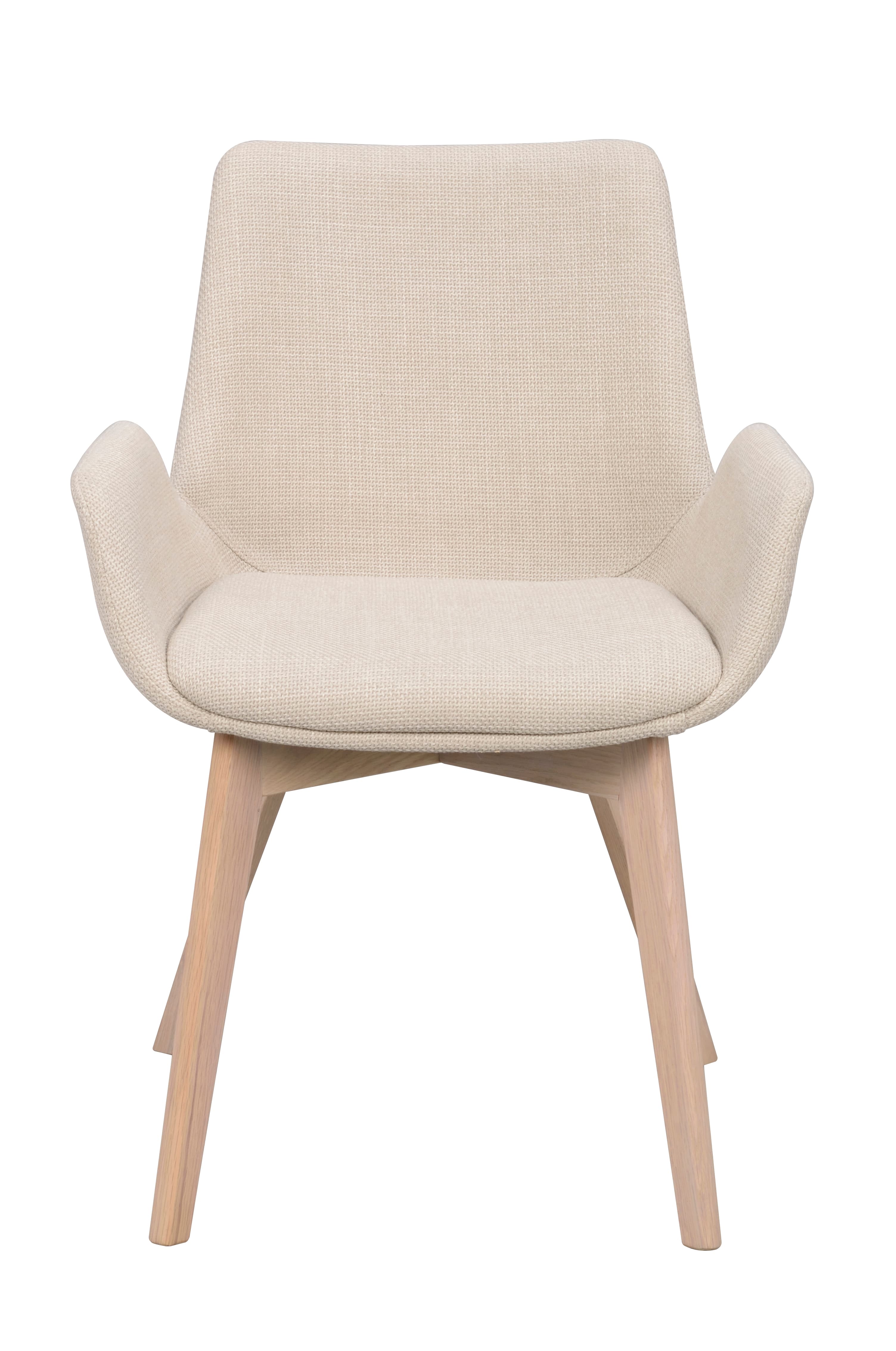 Drimsdale Dining Armchair Beige/White Washed