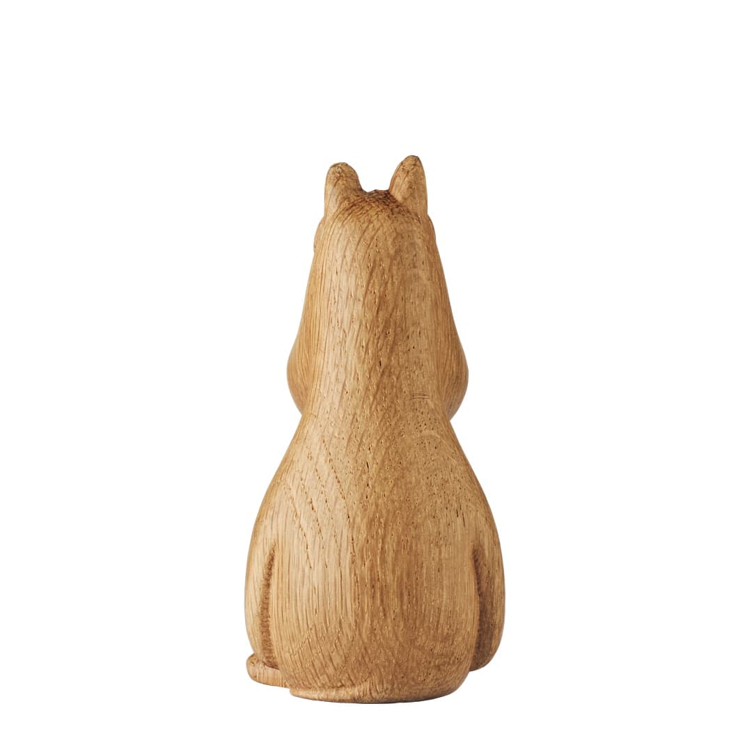 Mumintroll Holzdekoration Schnupferl Eiche 10cm