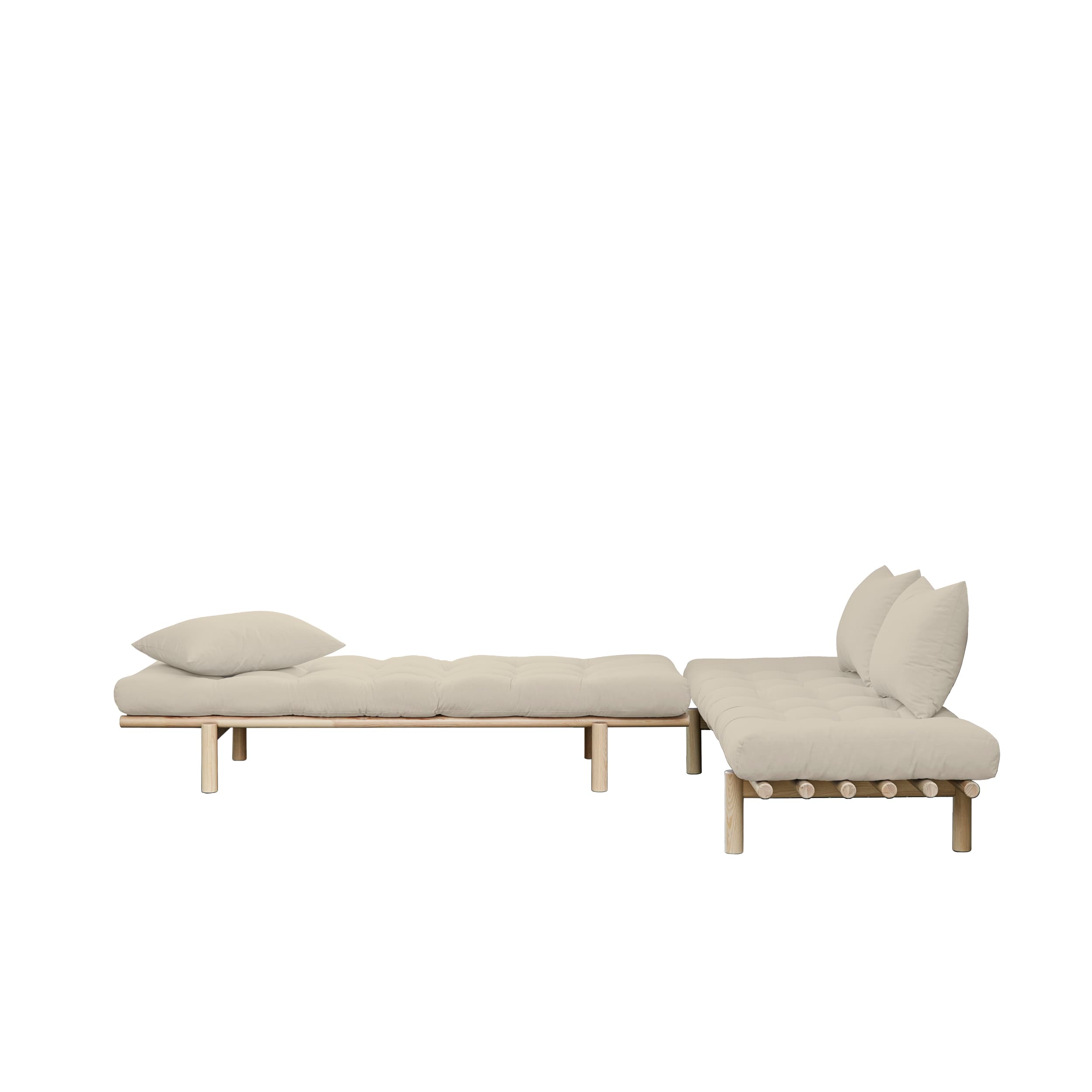 Pace Tagesbett Natur/Beige 200cm