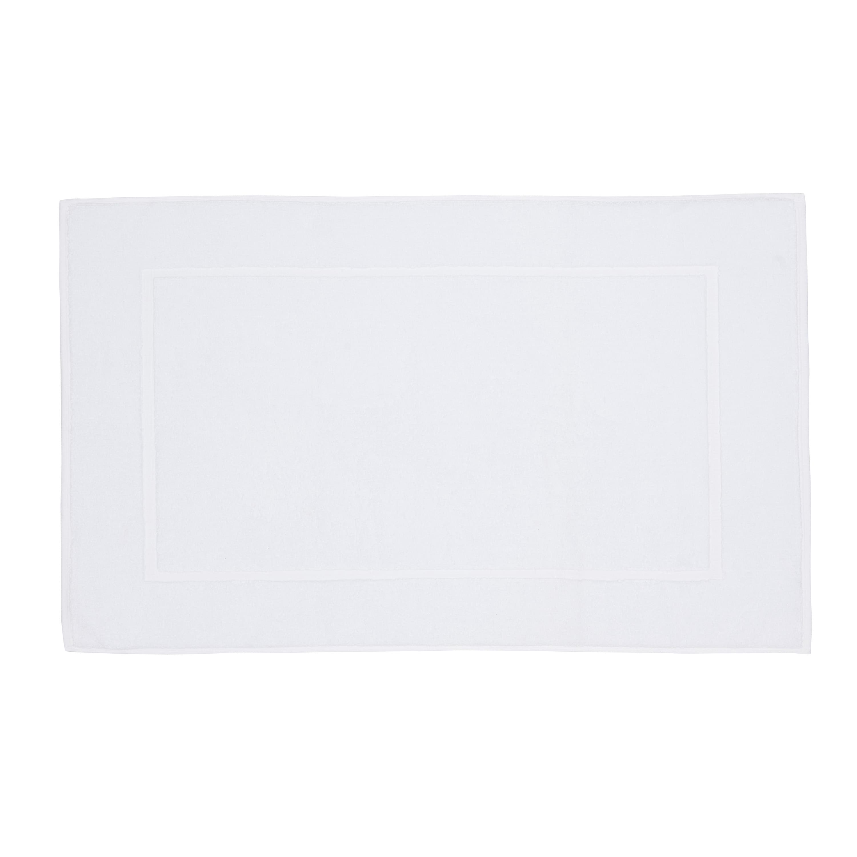 Classic Badezimmerteppich Weiß 50x80