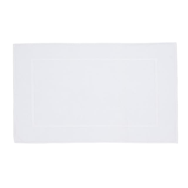 Classic Badezimmerteppich Weiß 50x80