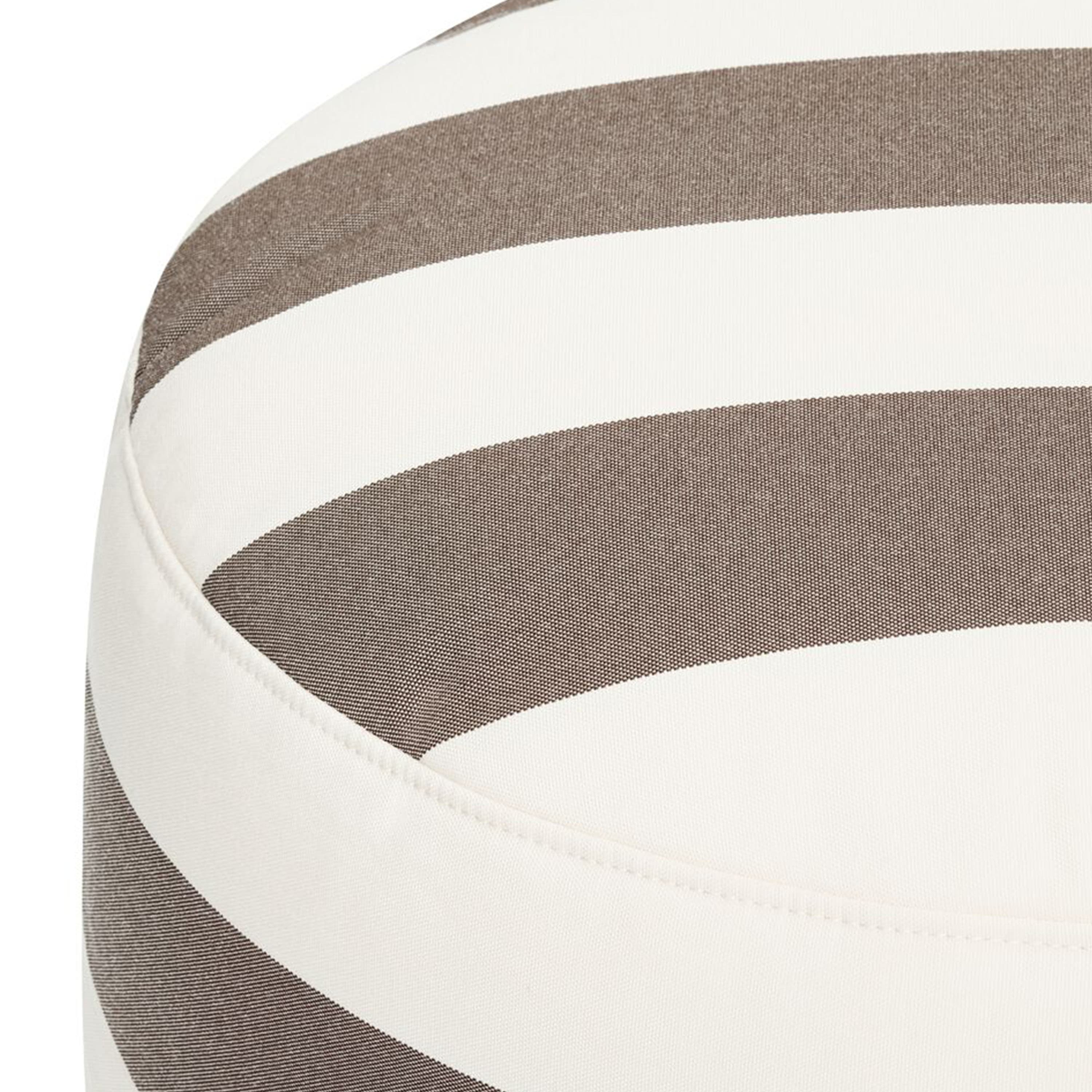Point Outdoor Bean Bag Stripe Cacao Large