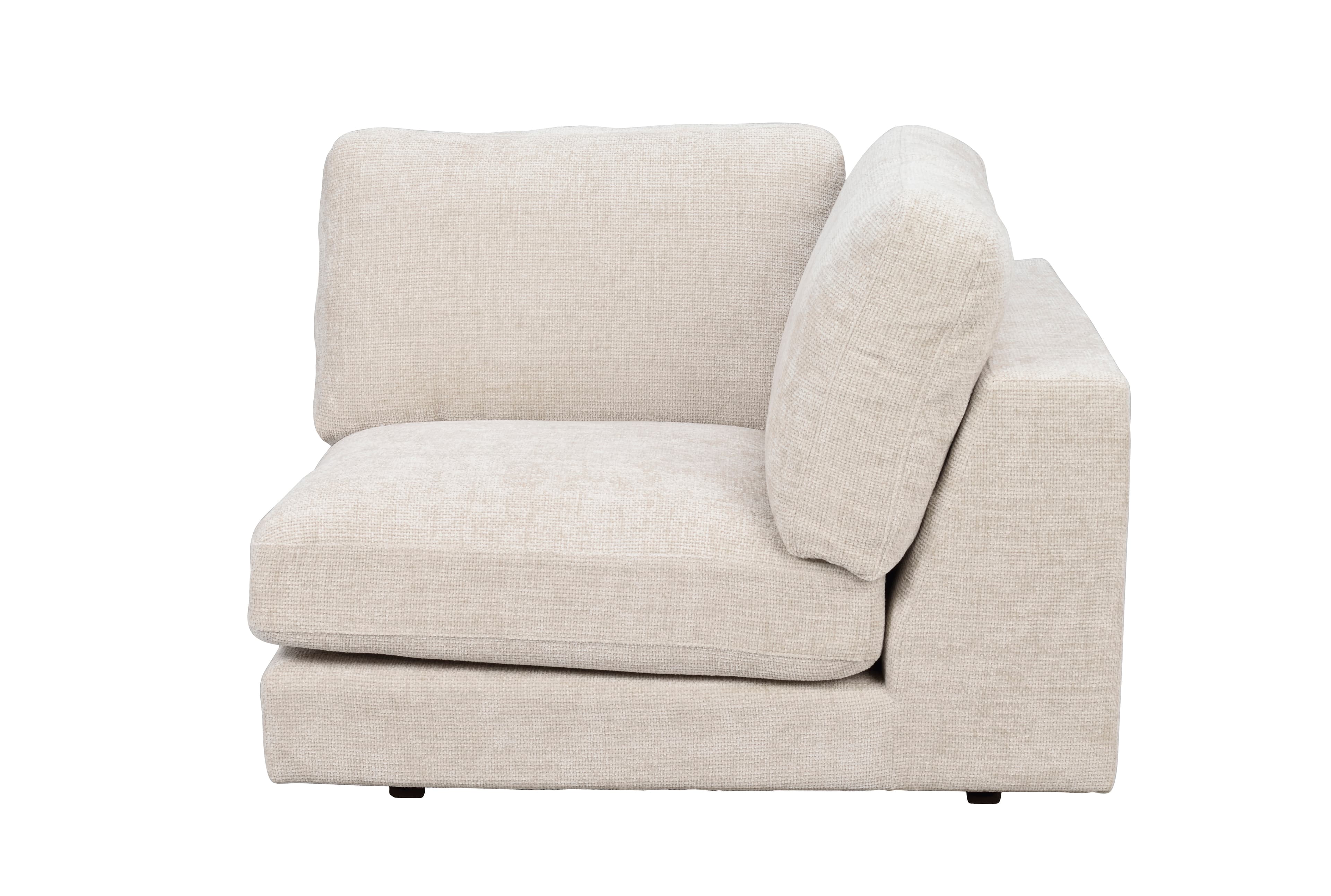 Duncan 1.5-sits Hörnmodul Ljusgrå