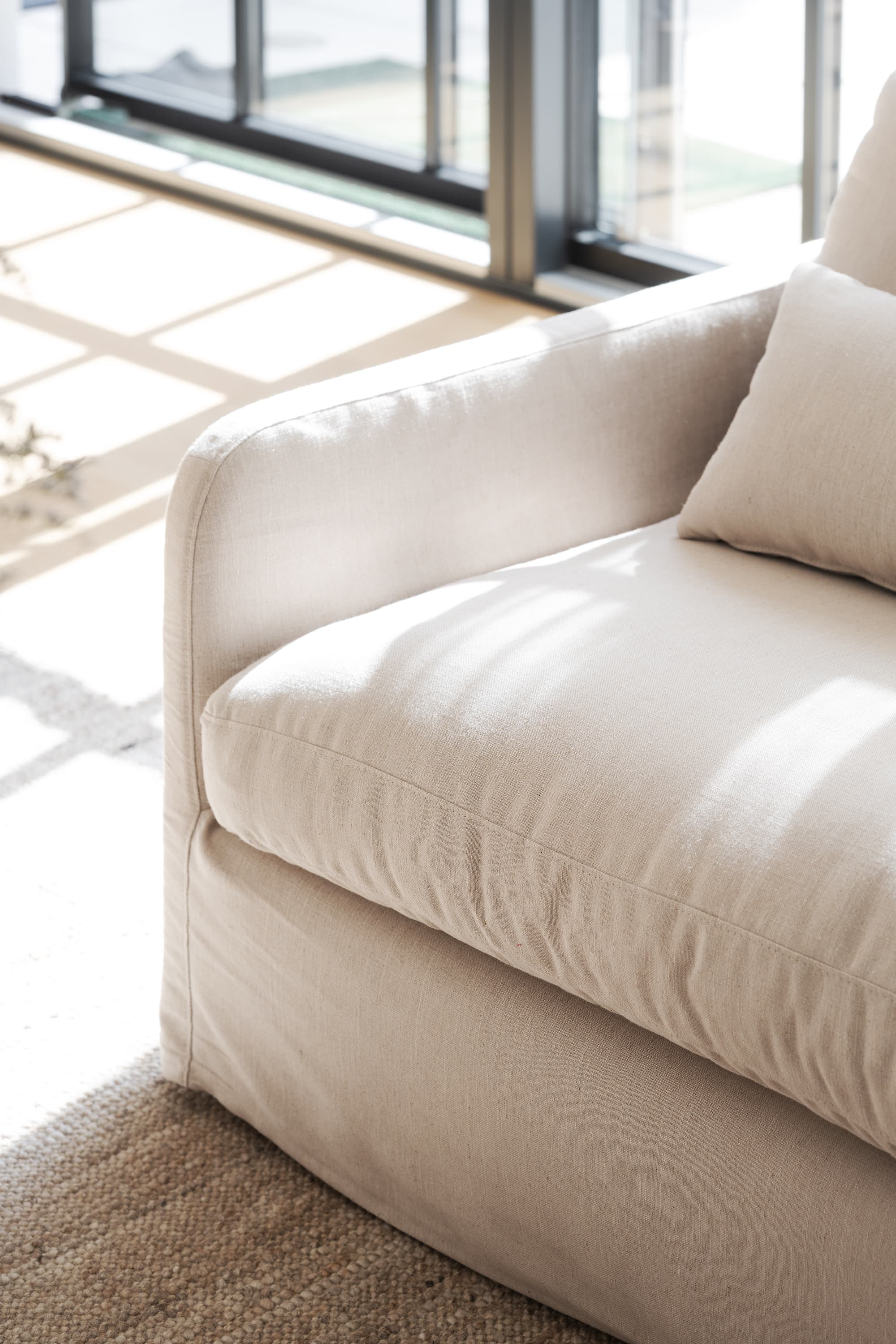 Peyton 3-sits Soffa Beige 213cm