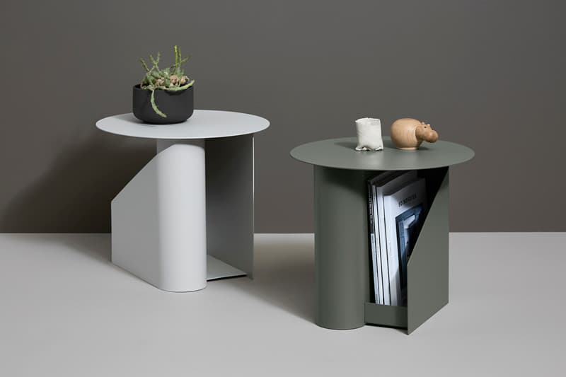 Sentrum Side Table Warm Grey Ø40