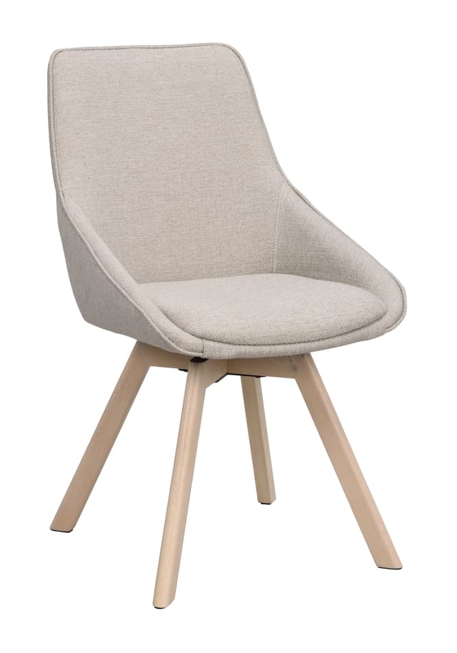 Alison Esszimmerstuhl Beige/Weißpigmentiert