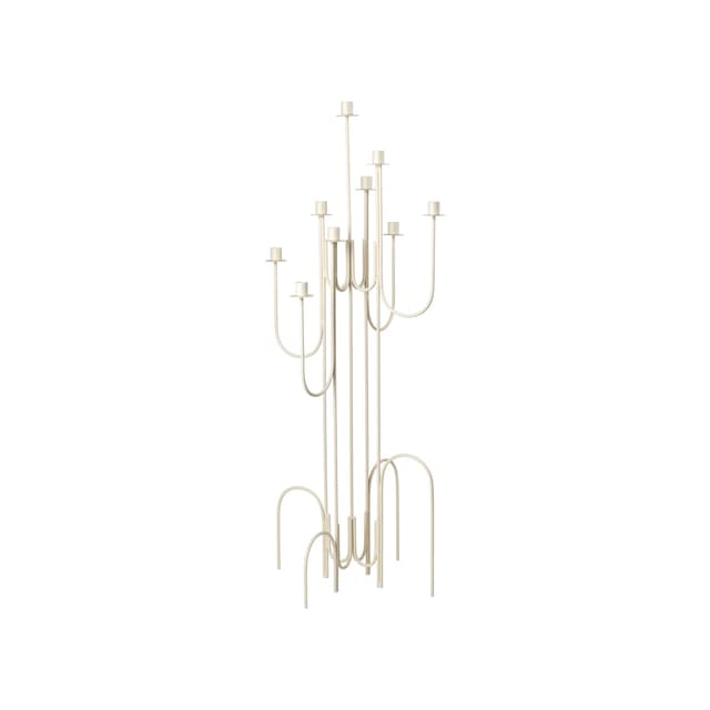 Farri Floor Candle Holder Light Warm Grey 100cm