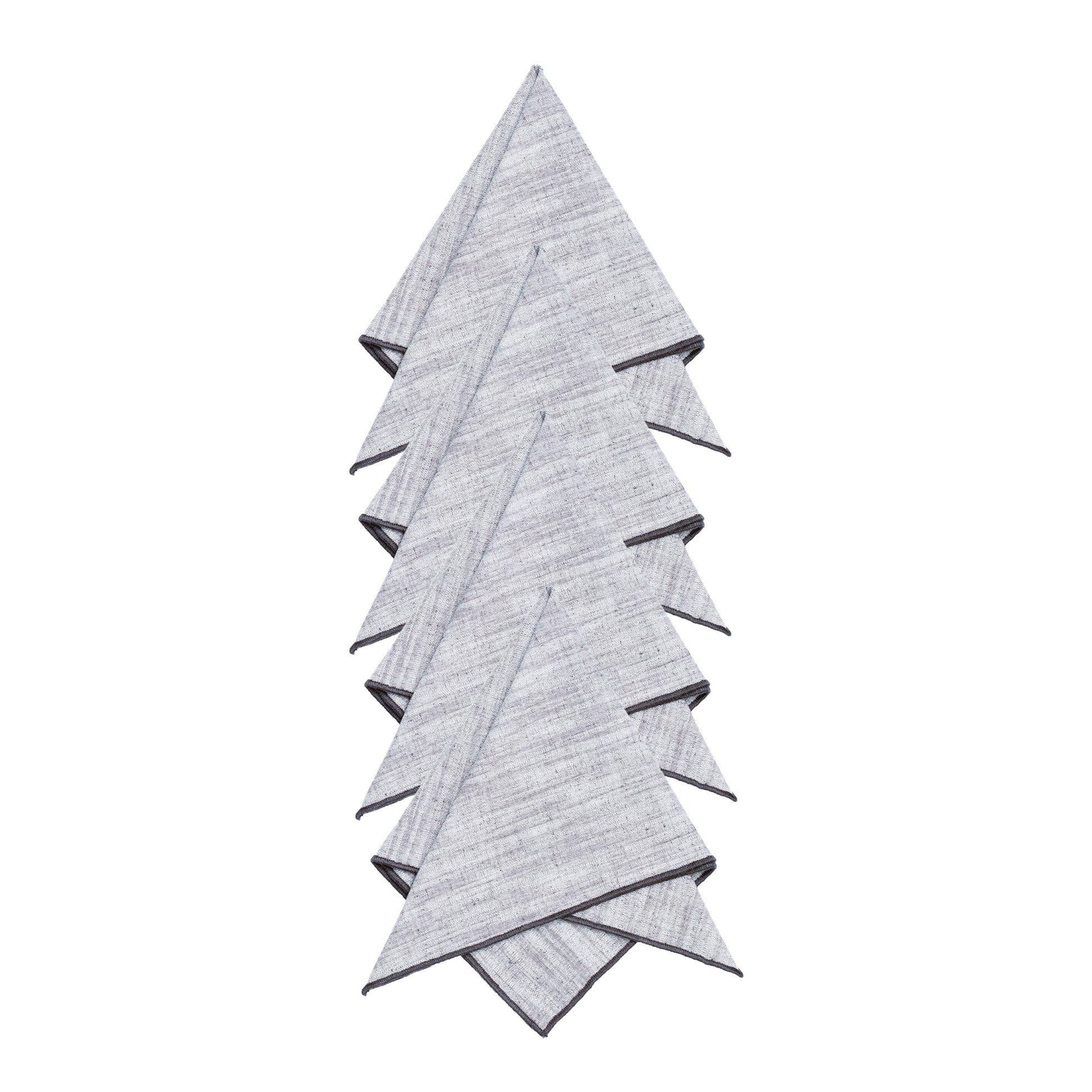Sabina Serviette Asphalt 45x45 4er-Set