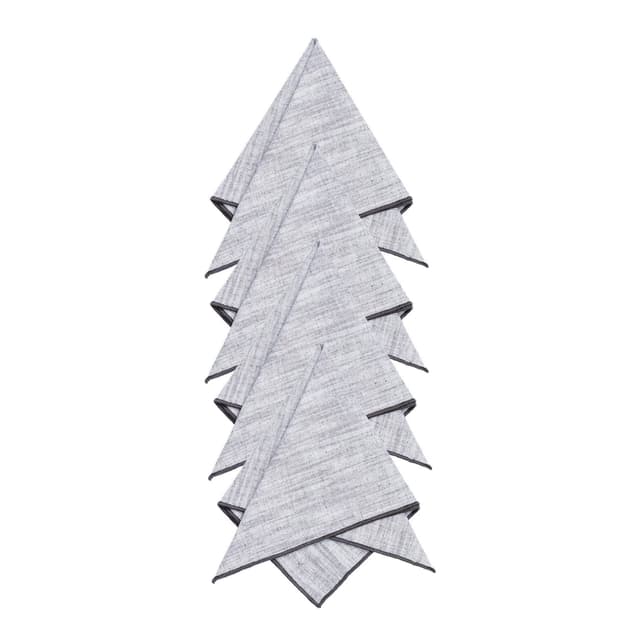 Sabina Serviette Asphalt 45x45 4er-Set