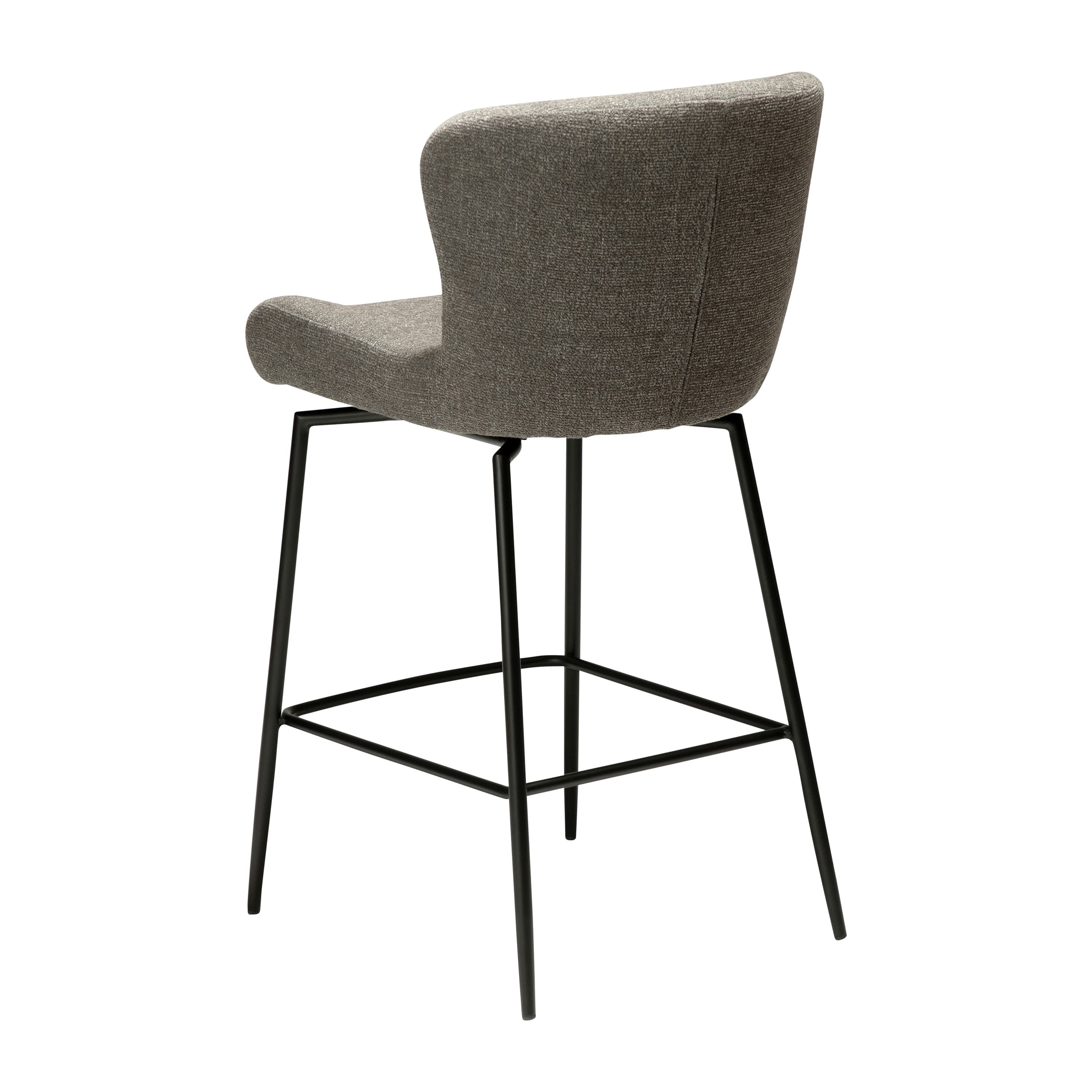 Glory Swivel Bar Stool Pebble Earth Bouclé