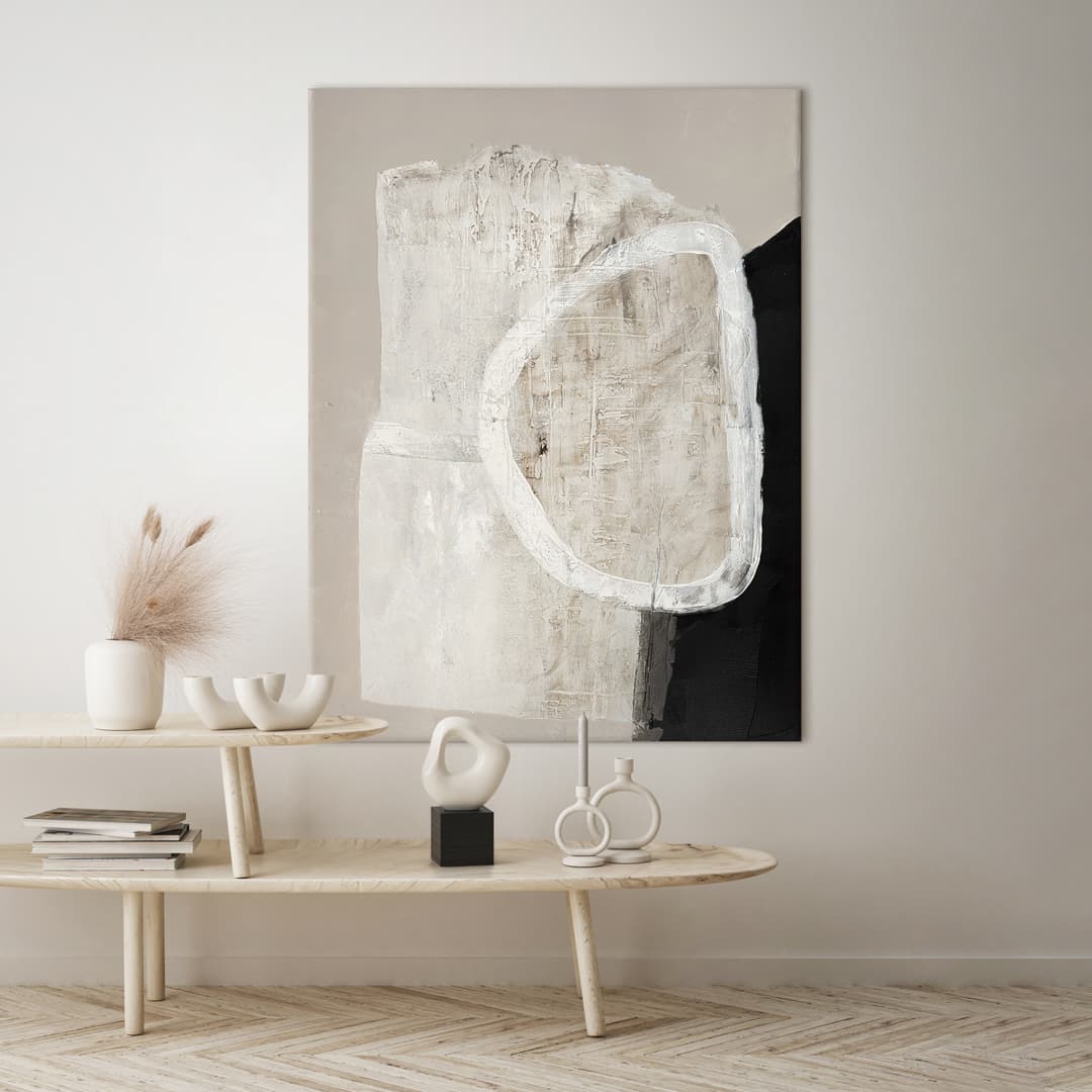 White Stone Panel No Frame 90x120