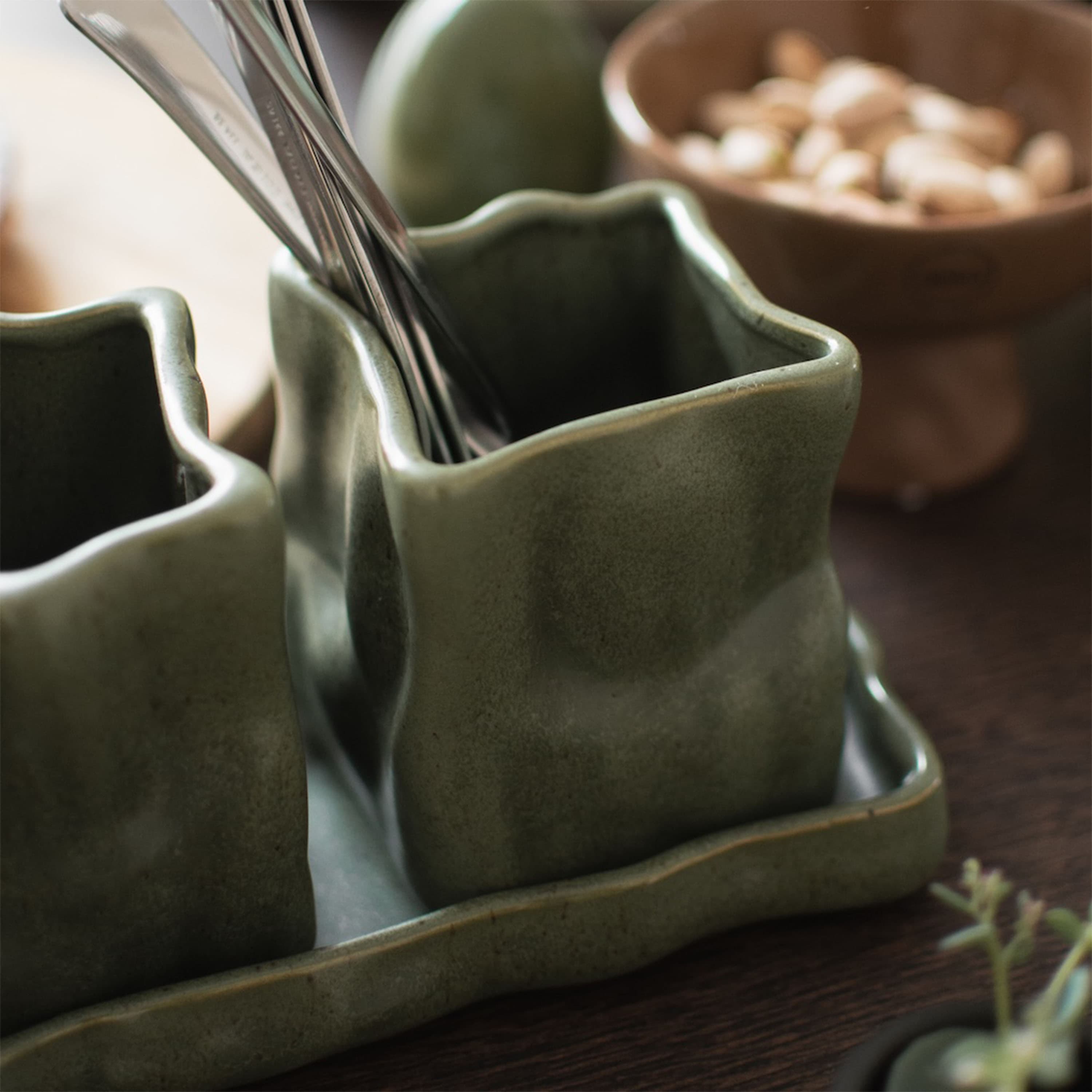 Herb Blumentopf Moos Ø8 2er-Set
