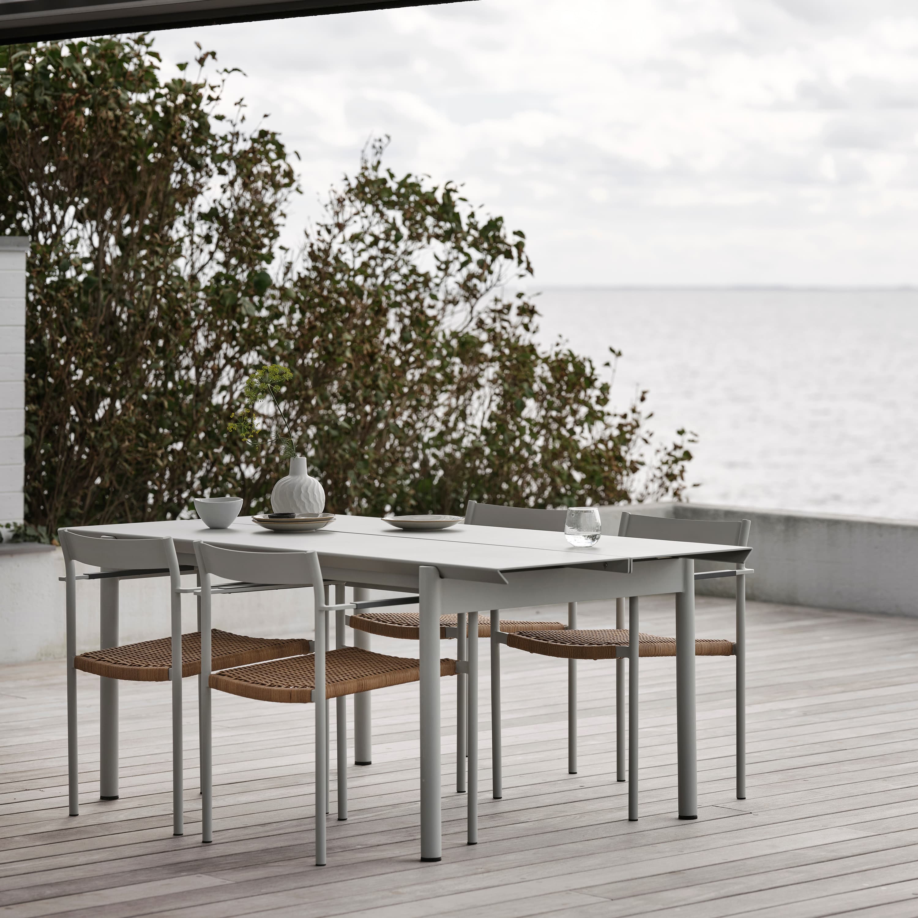 B45 Matbord Light Grey 180x92
