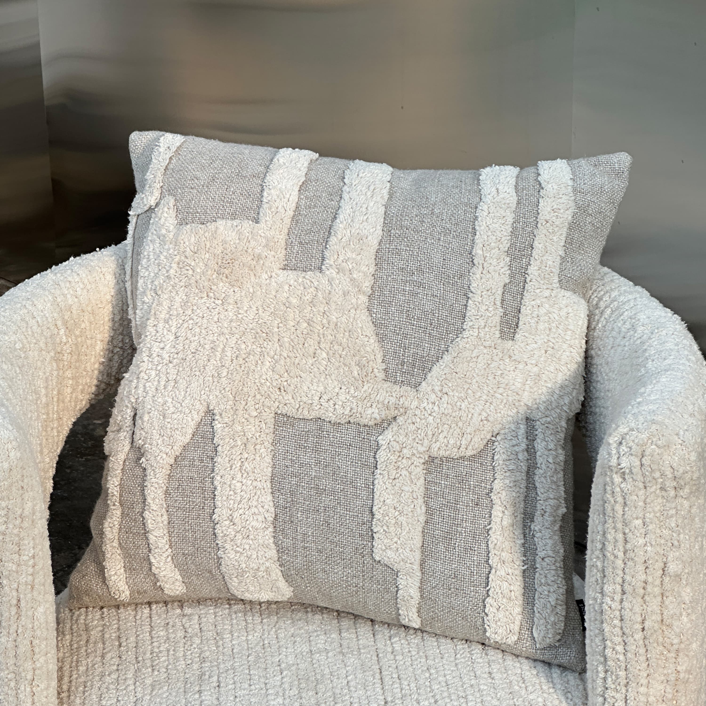 Eksand Zierkissen Offwhite 50x50