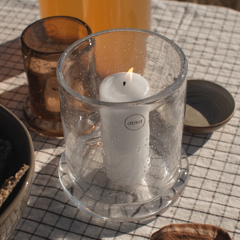 Bubble Kerzenhalter Clear Medium