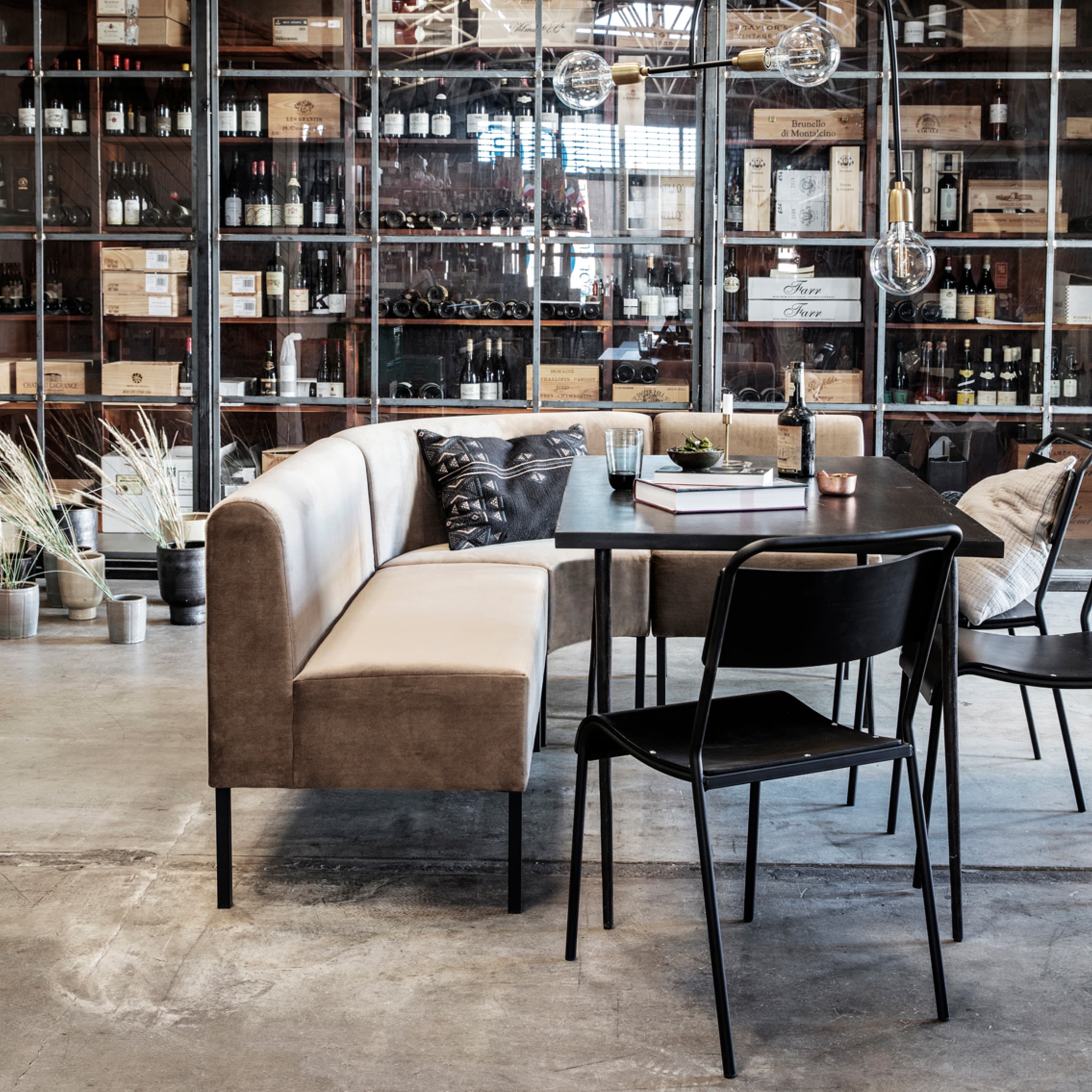 Feast 1-seater Modular Sofa Taupe 60cm