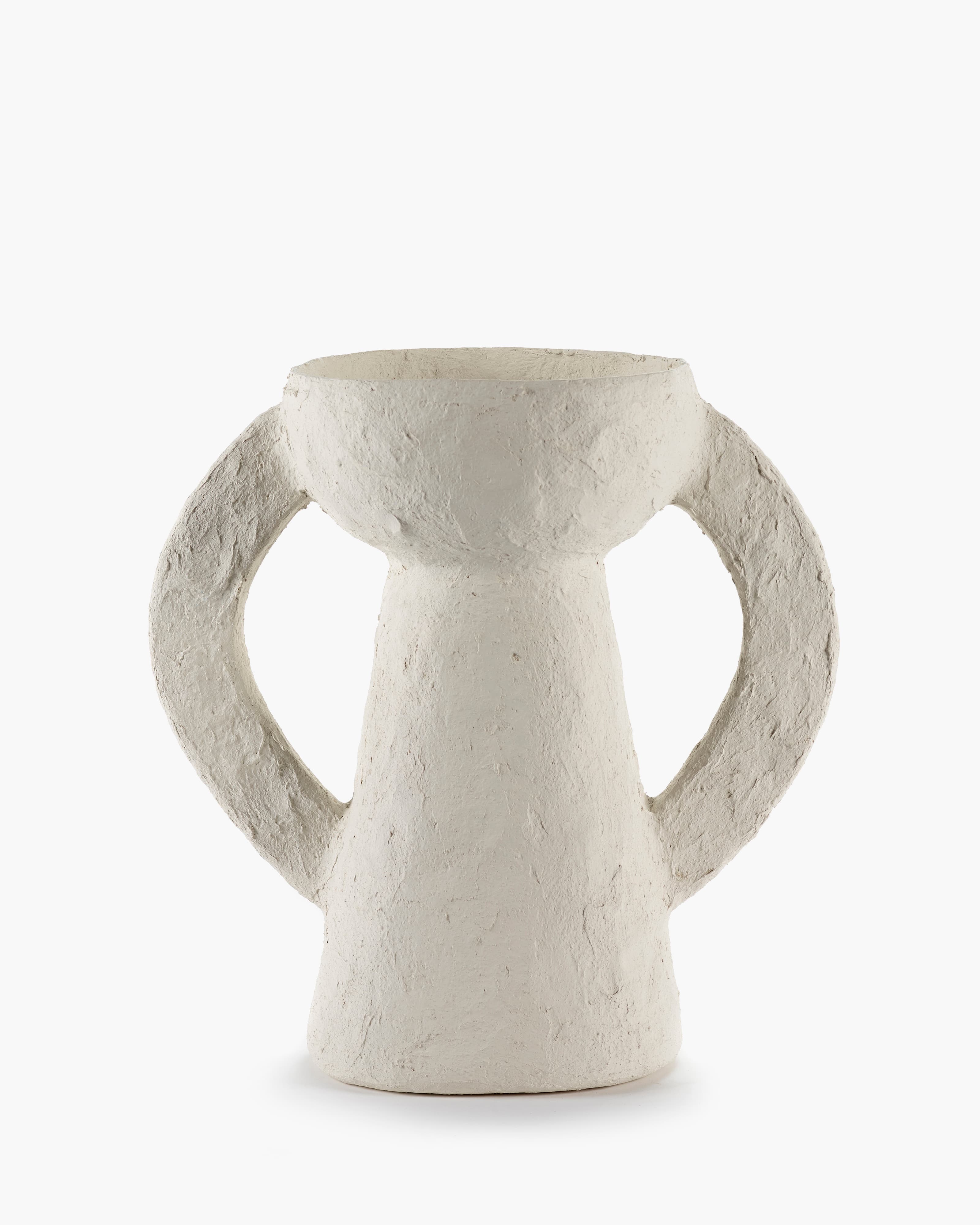 Earth Vase Weiß L