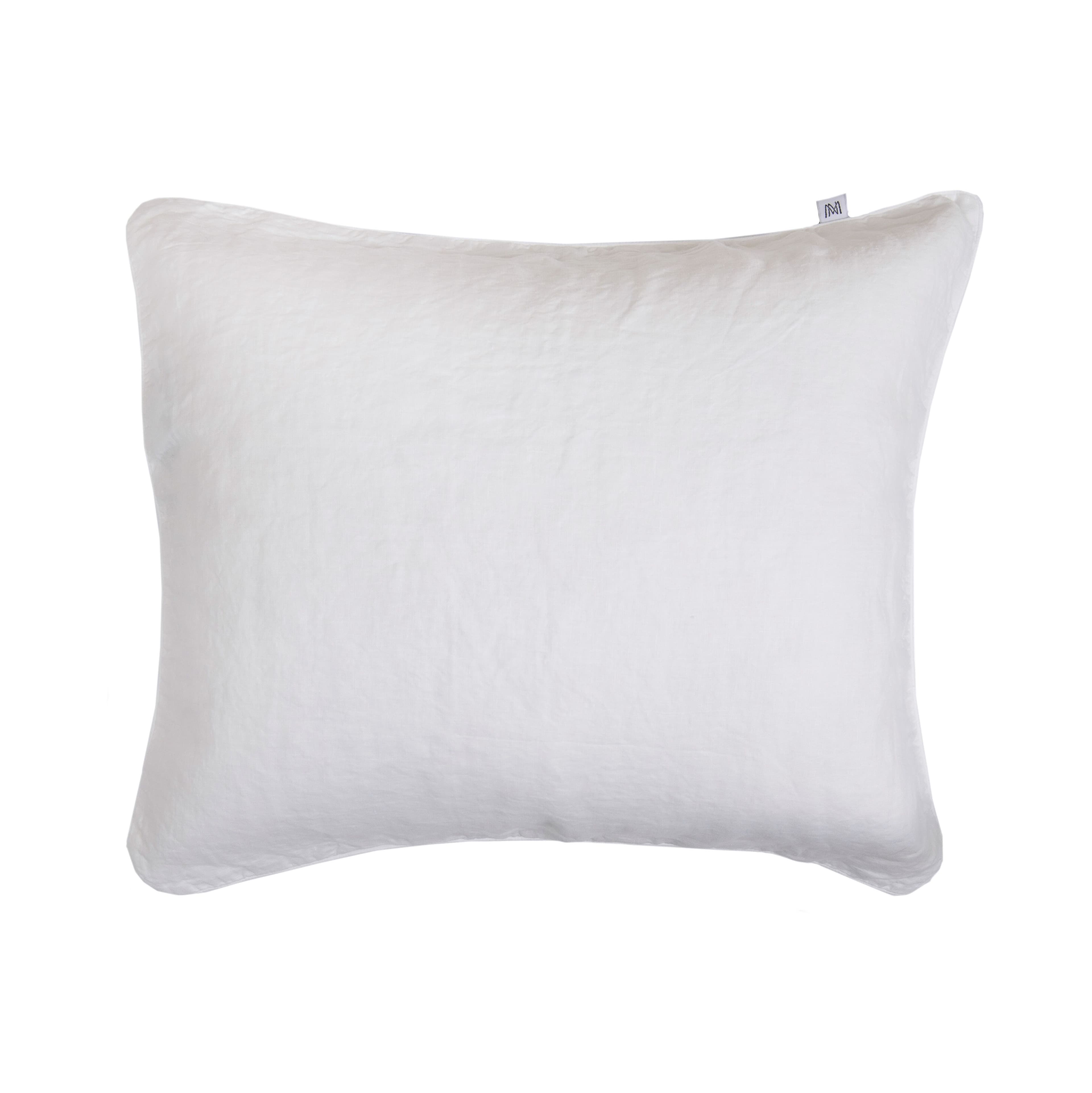 Lino Pillowcase Linen White 50x60