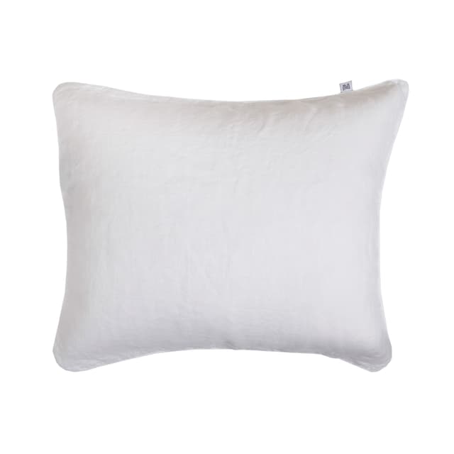 Lino Pillowcase Linen White 50x60