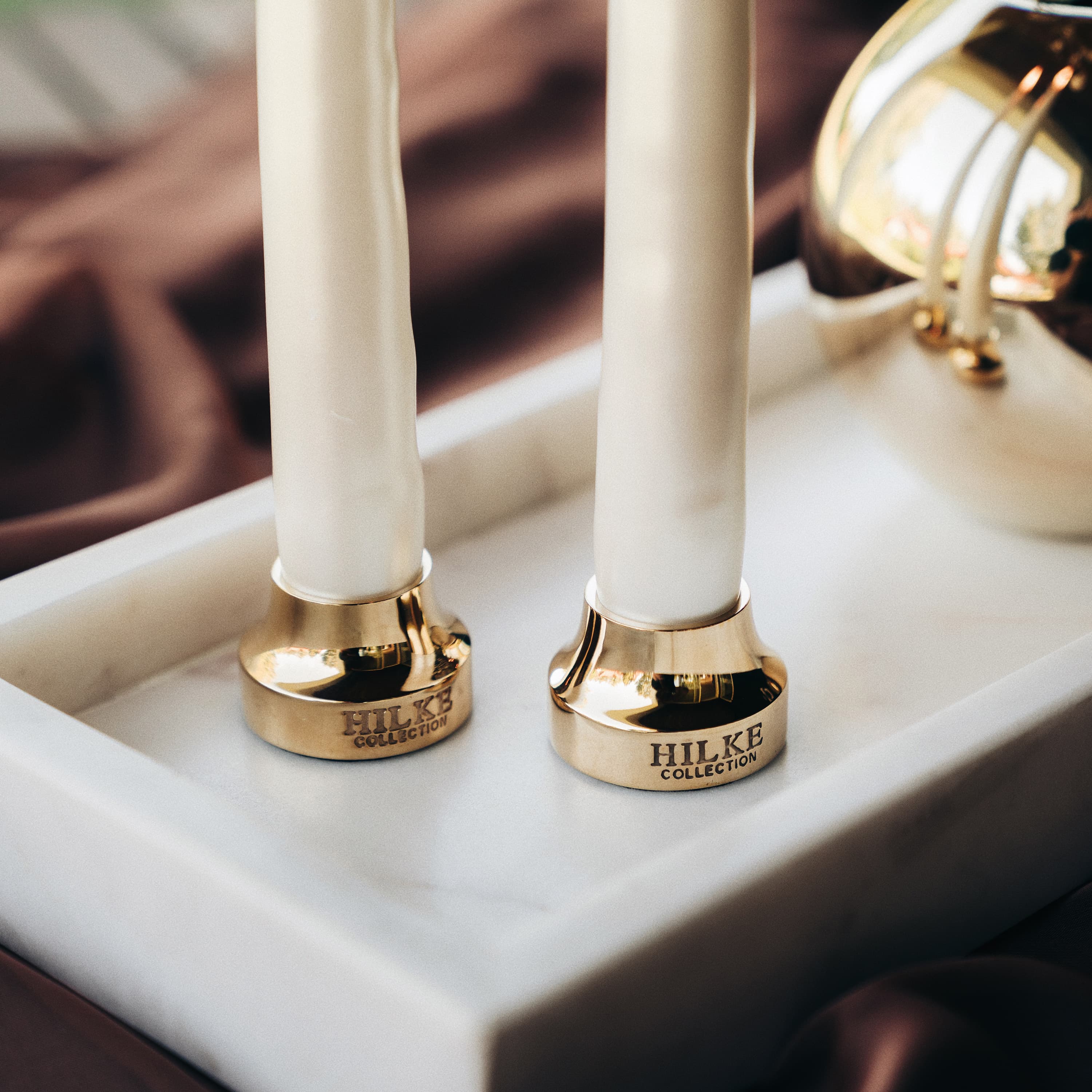 Piccolo No.2 Candle Holder Gold