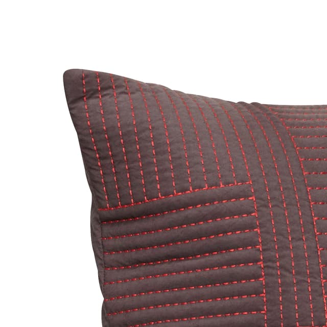 Floy Kissen Brown Red 60x60