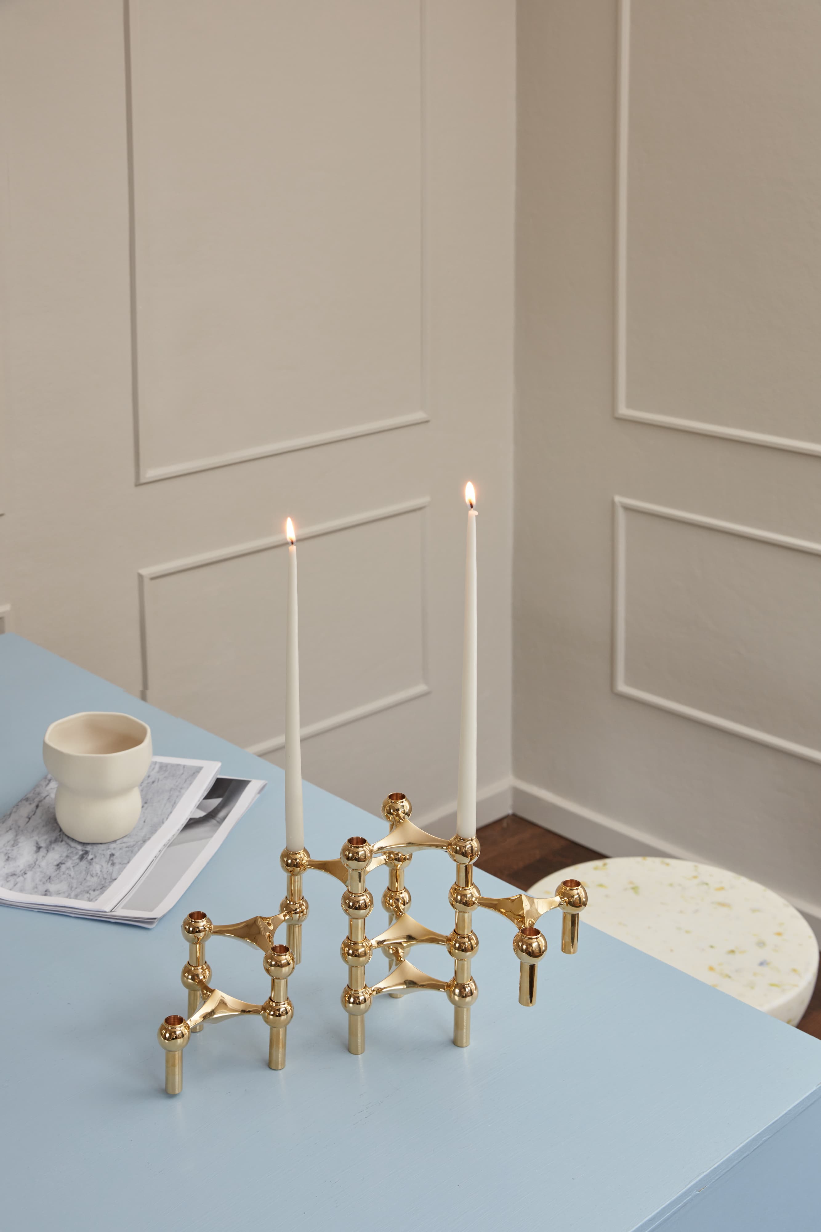 STOFF Nagel Leuchter Solid Brass 3er-pack