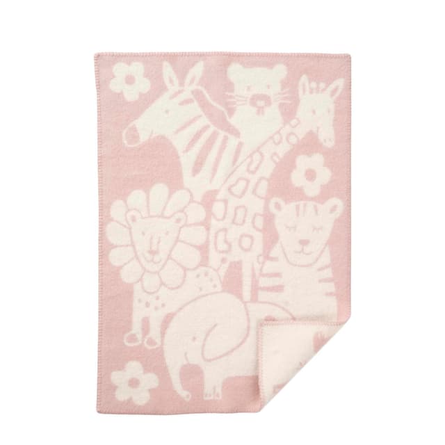 Picnic Ökologische Wolldecke 65x90 Rosa