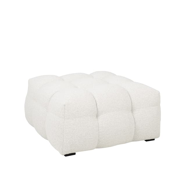 Billie Sitzpuff L Ivory Bouclé
