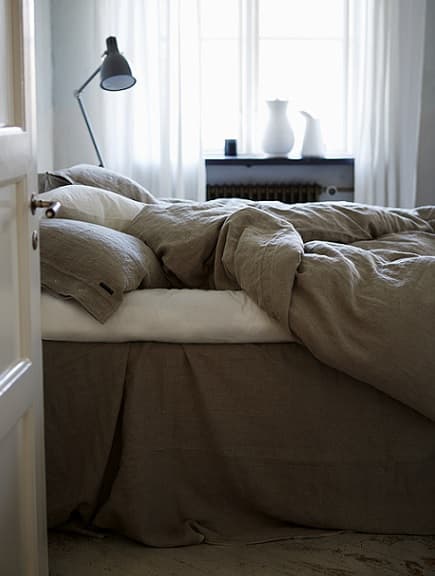 Bed Skirt Natural Beige 230x290