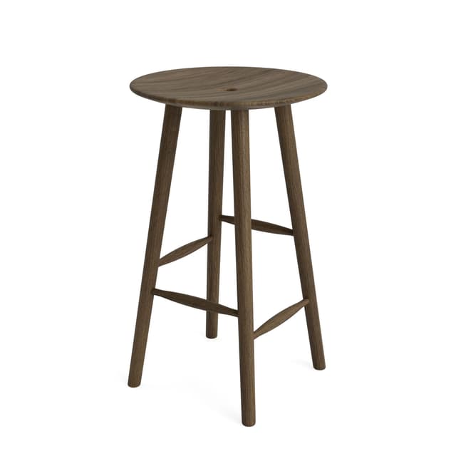 DiVolo Barhocker Dunkel Gebeizte Eiche 65cm