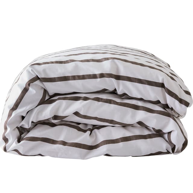 Pussilakana Taupe Stripe 240x220cm