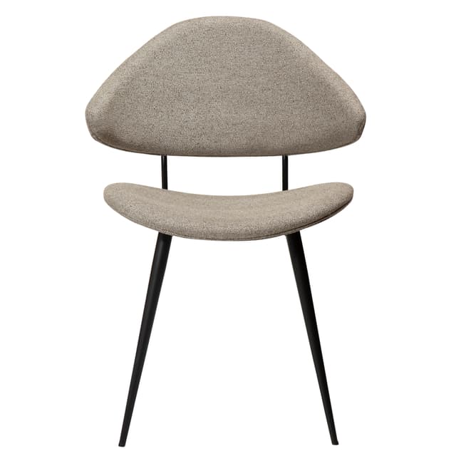 Napoleon Esszimmerstuhl Boucle Beige/Schwarz