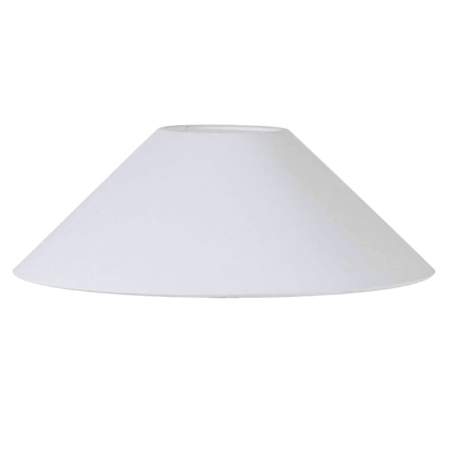 Basic Flache Lampenschirm Weiß 36cm