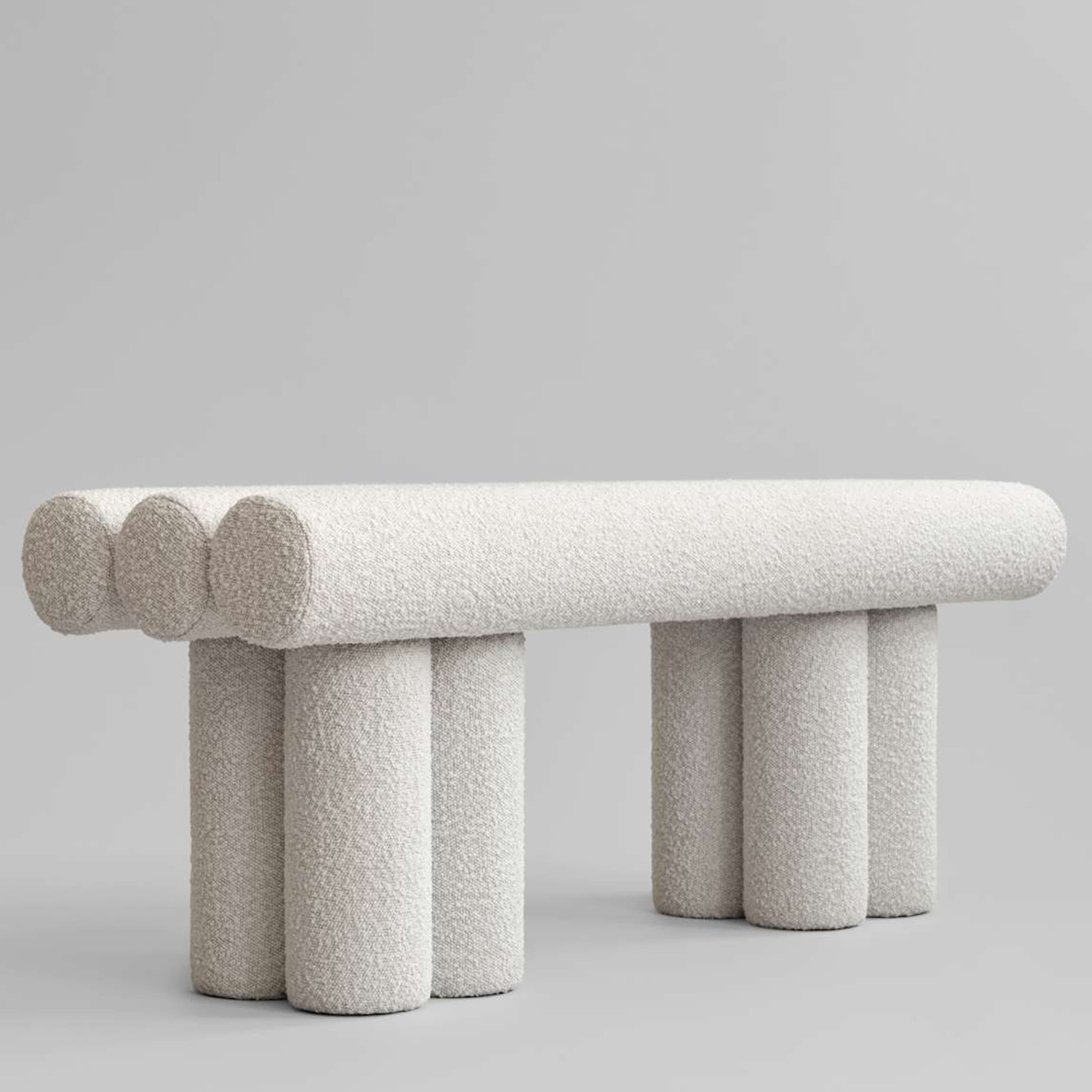 Hiro Bench Off White 120cm