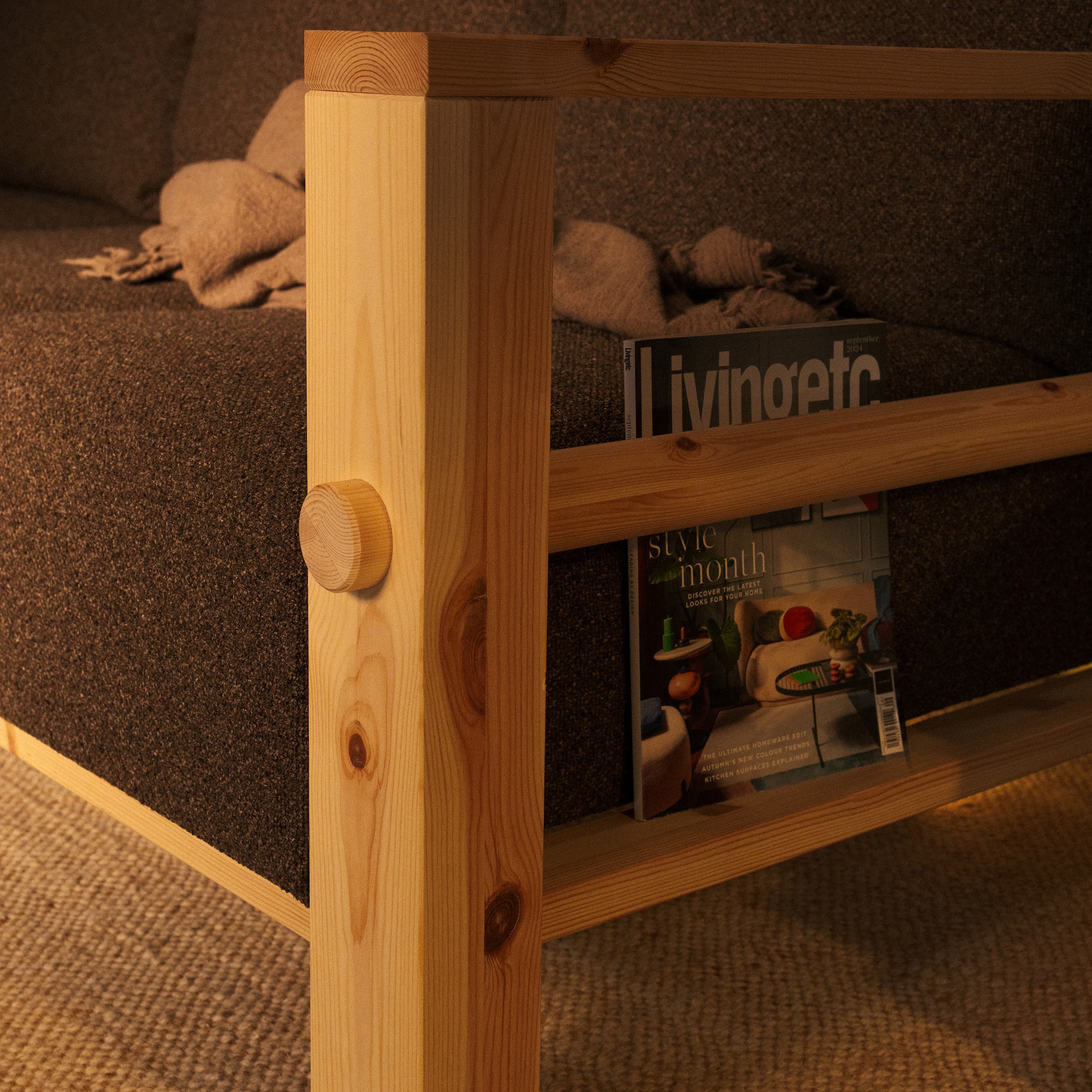 Bare Sofa Bed Raw/Mellow Brown