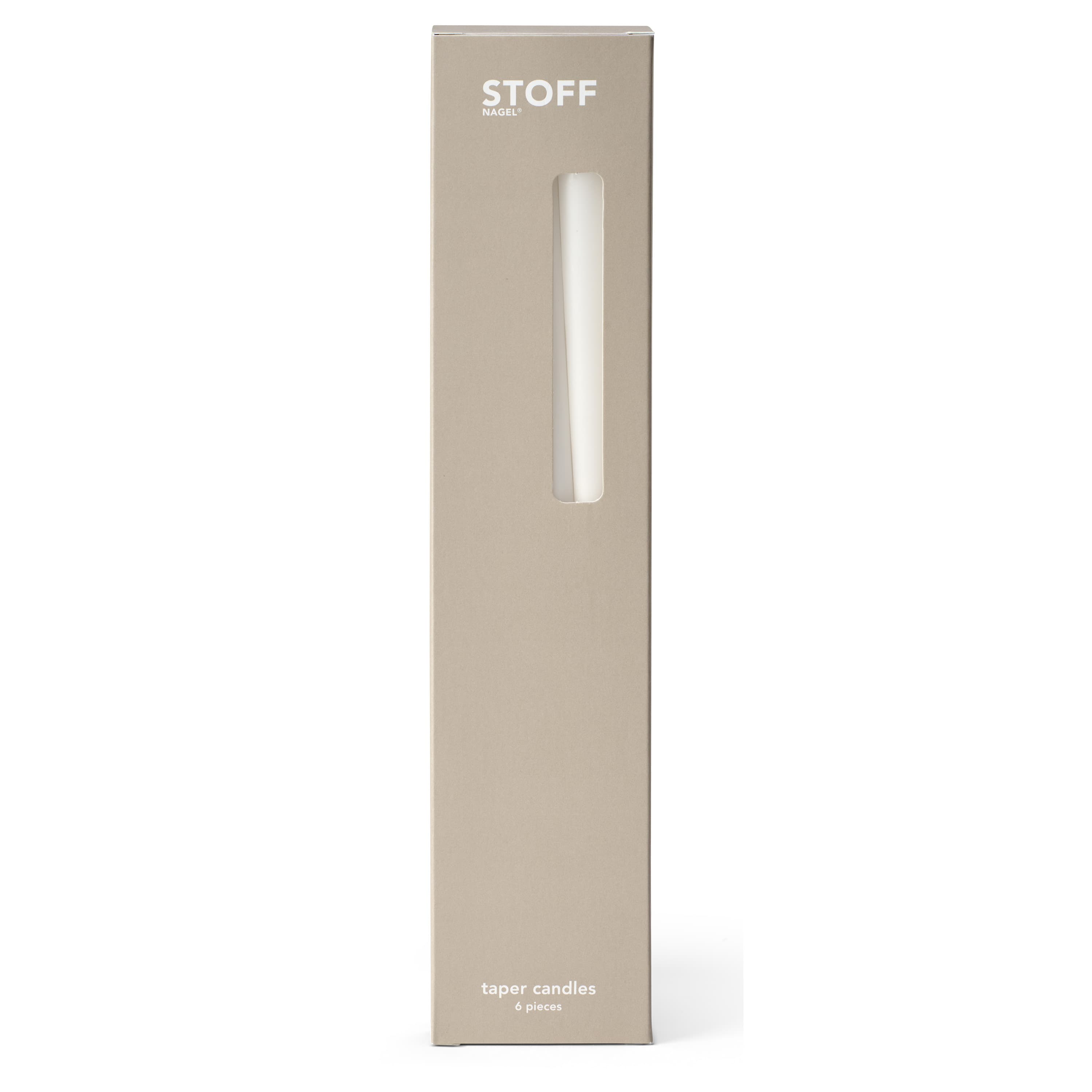 STOFF Nagelkerzen von Ester & Erik Weiß 6er-Pack