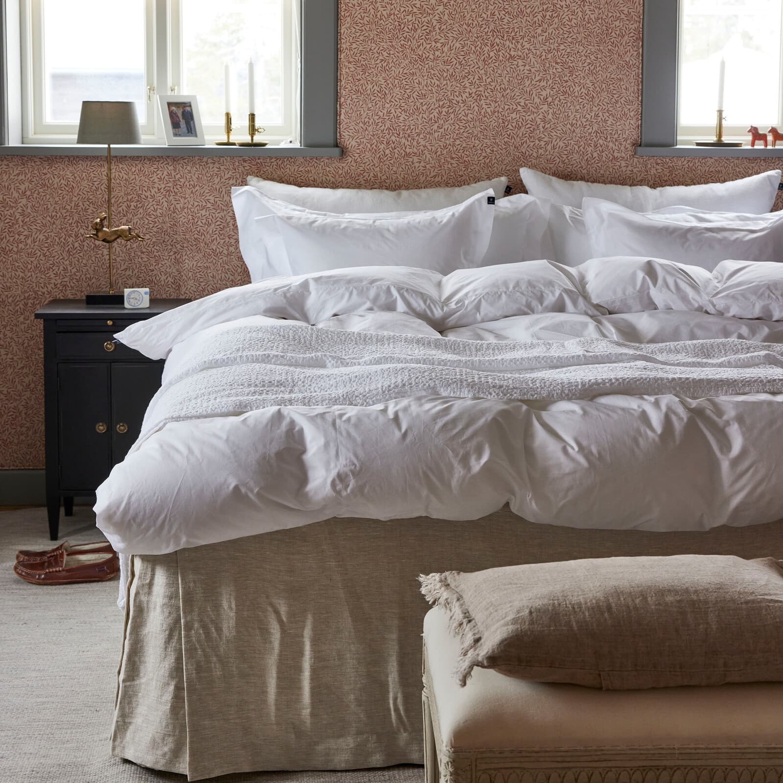 Dreamtime Duvet Cover GOTS Percale White 150x210