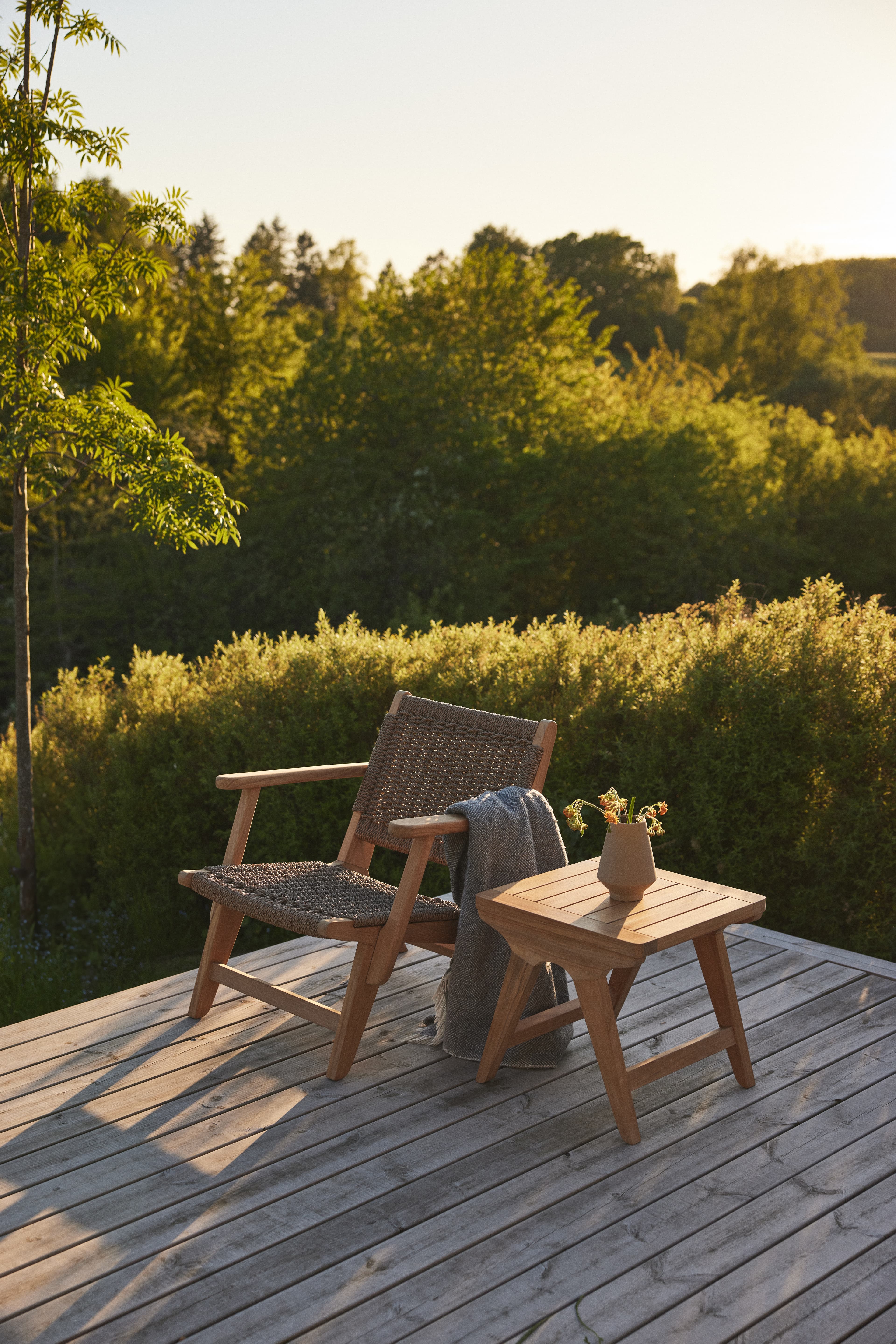 Eya Outdoor Loungestuhl Teak