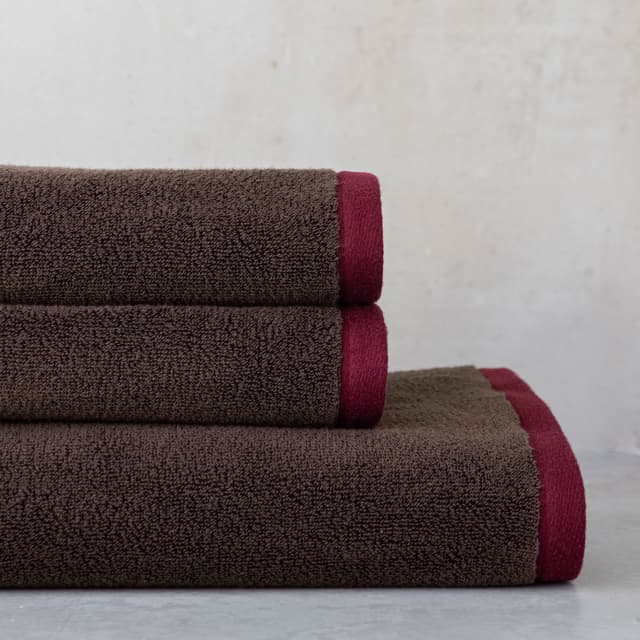 Soft Handtuch Braun/Sand 40x55 2er-Pack