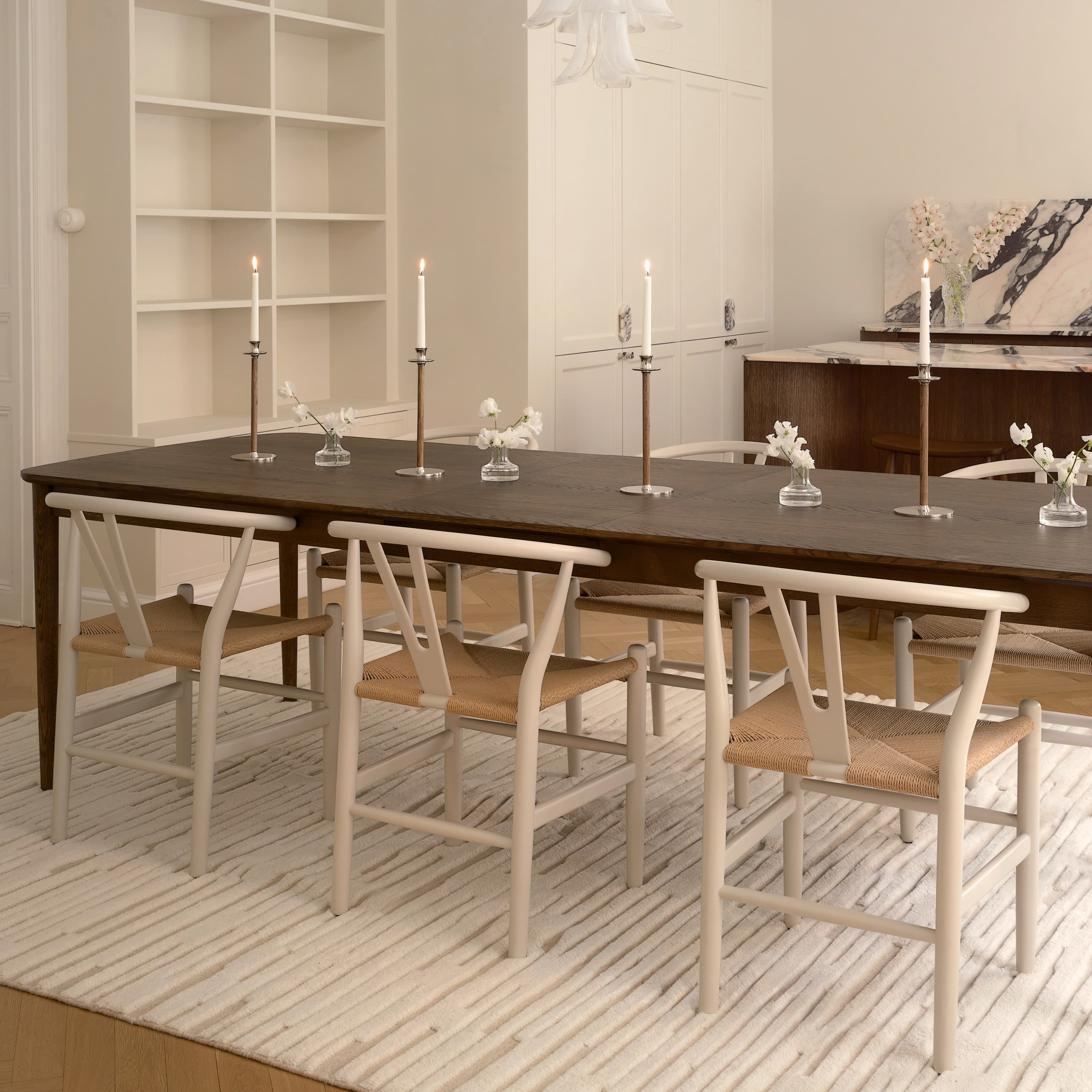Chloe Wollteppich White/Natural 300x400