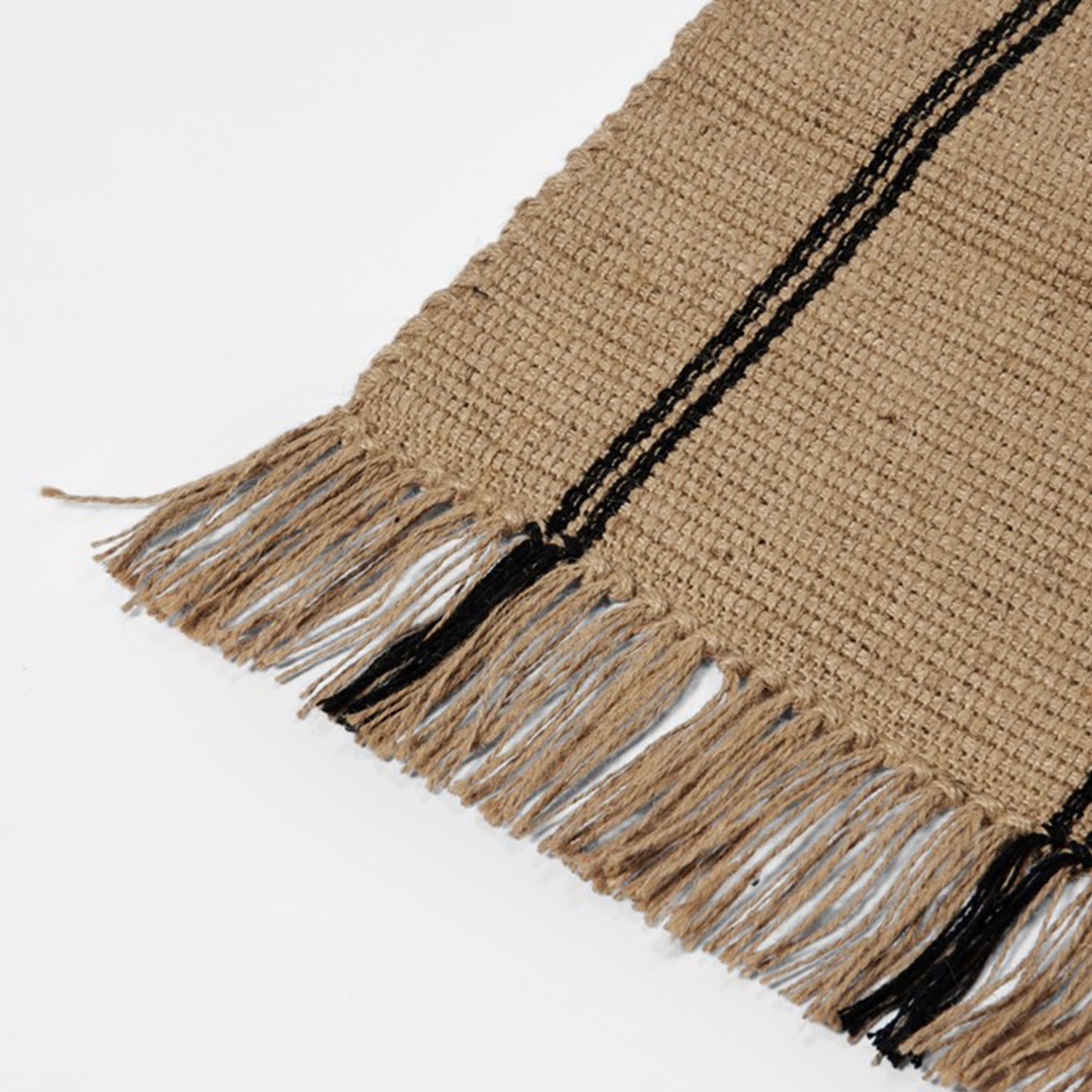 Yuki Jute Rug Black 70x140