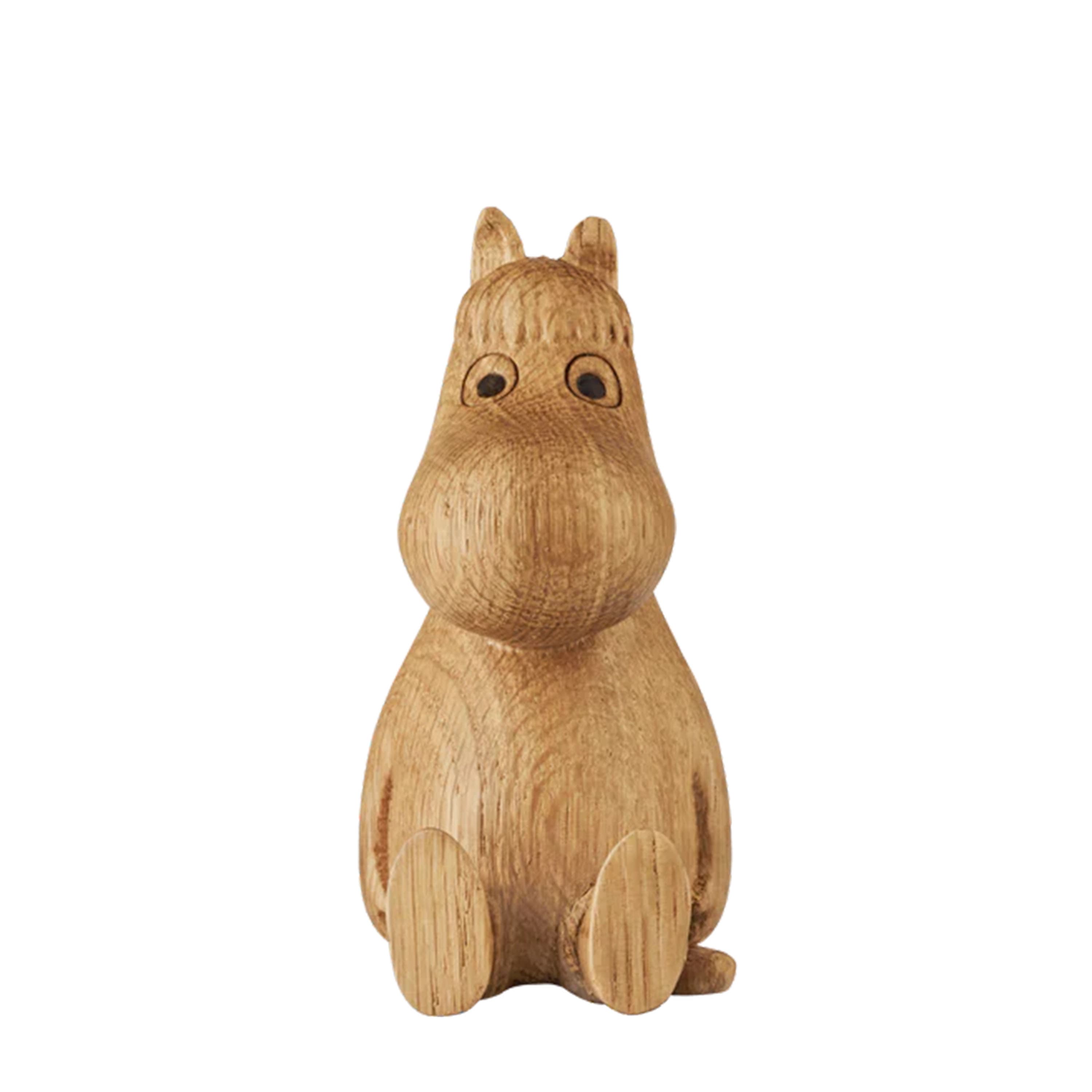 Mumin Holzdekoration Snorkfräulein Eiche 8cm