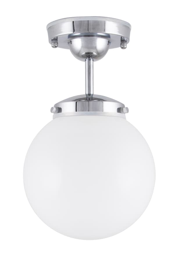 Alley Ceiling Lamp Chrome/White