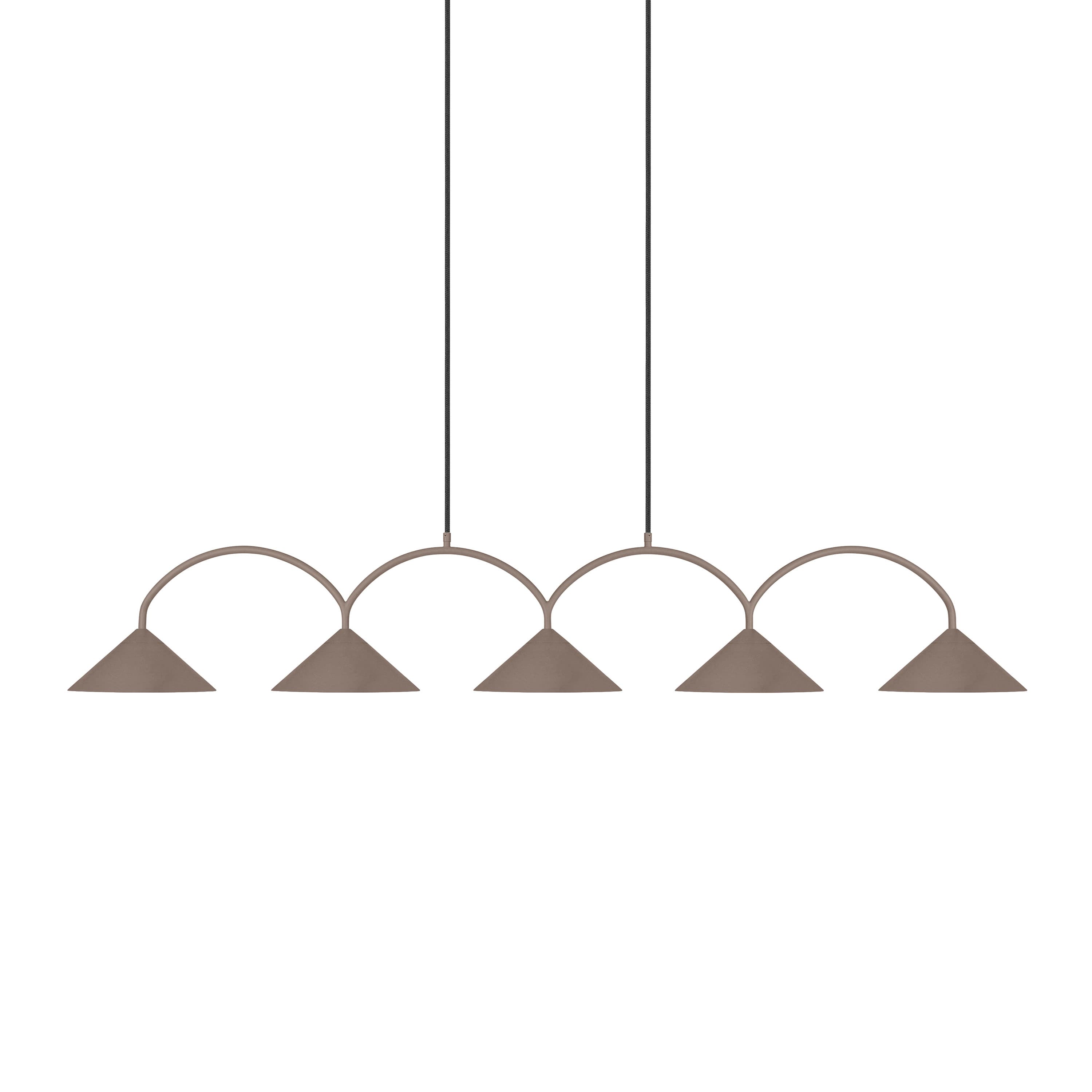 Curve 5 Deckenlampe Mocha